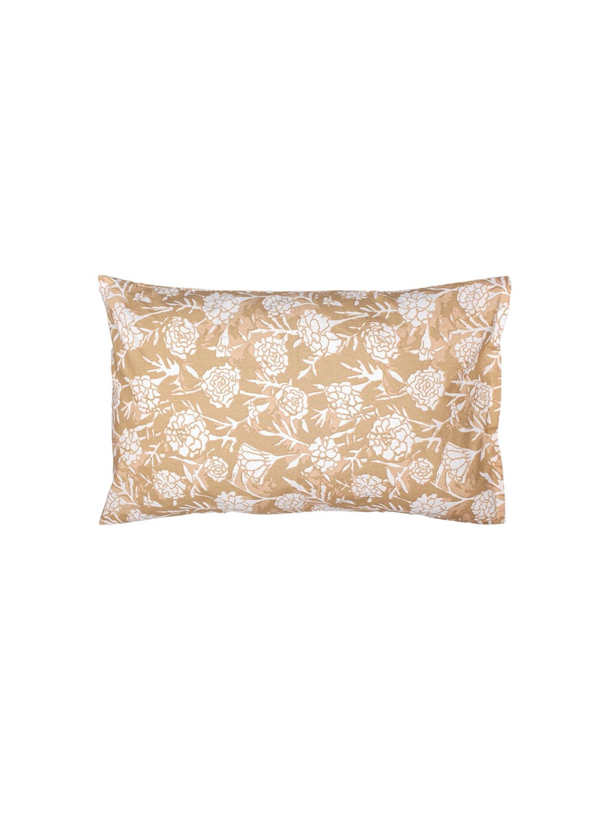 Bed Set - Genda Phool (Dohar + Bedsheet) Beige