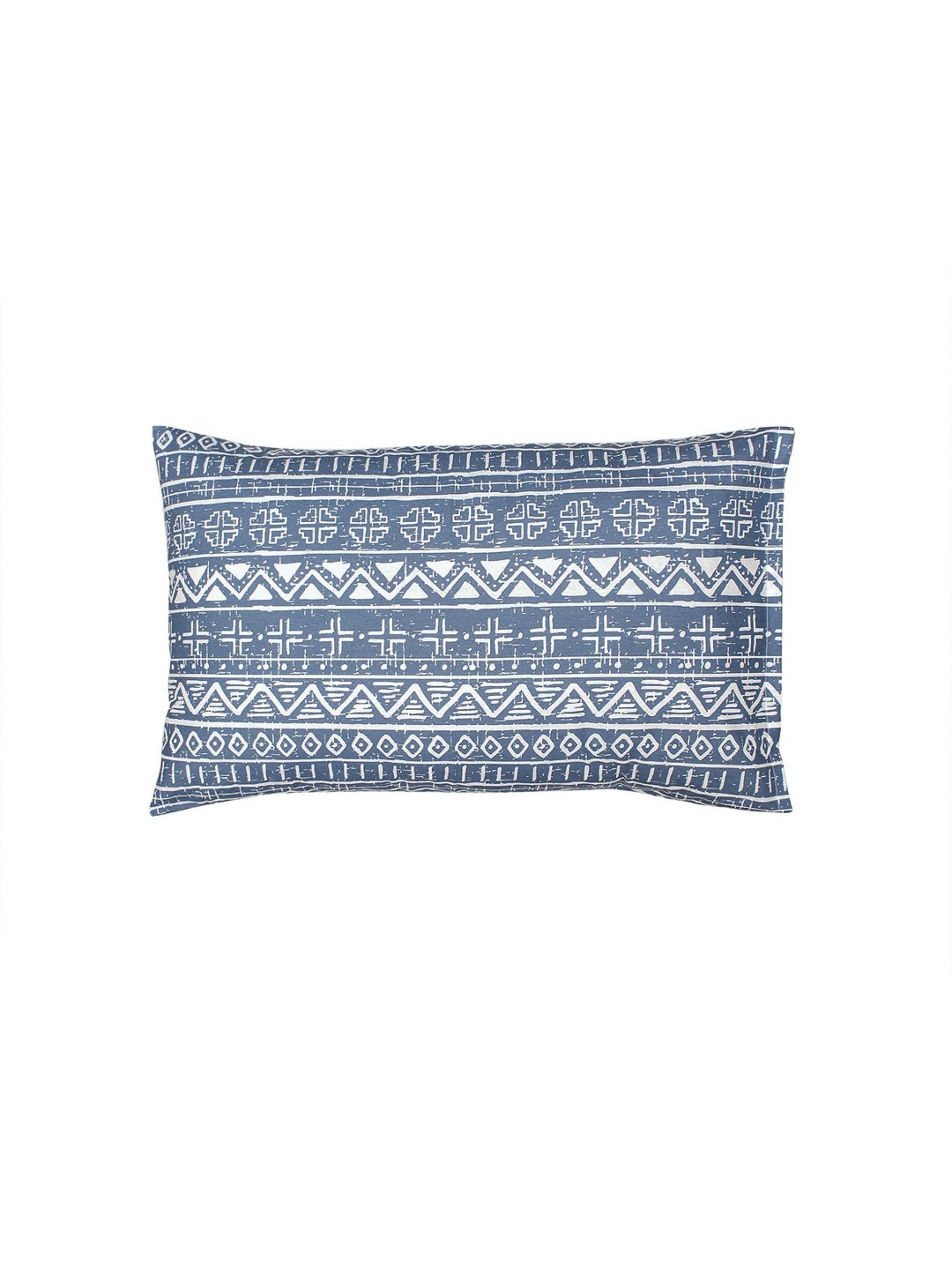 Bed Set - Kullu Patti (Dohar + Bedsheet) Blue
