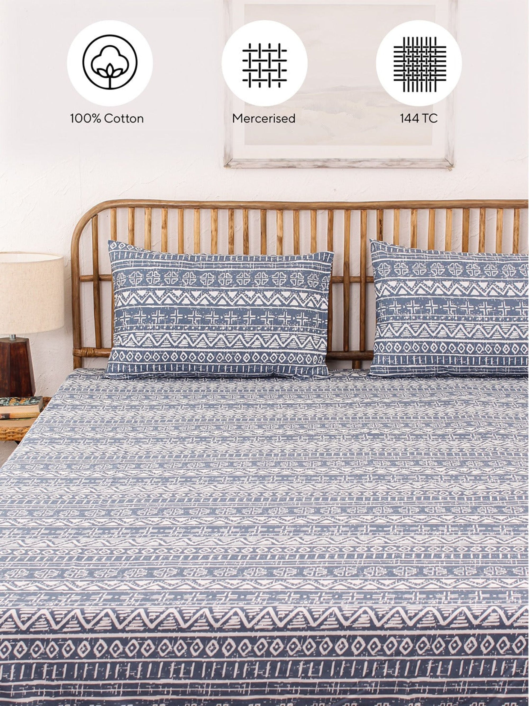 Bedsheet Set - Kullu Patti King