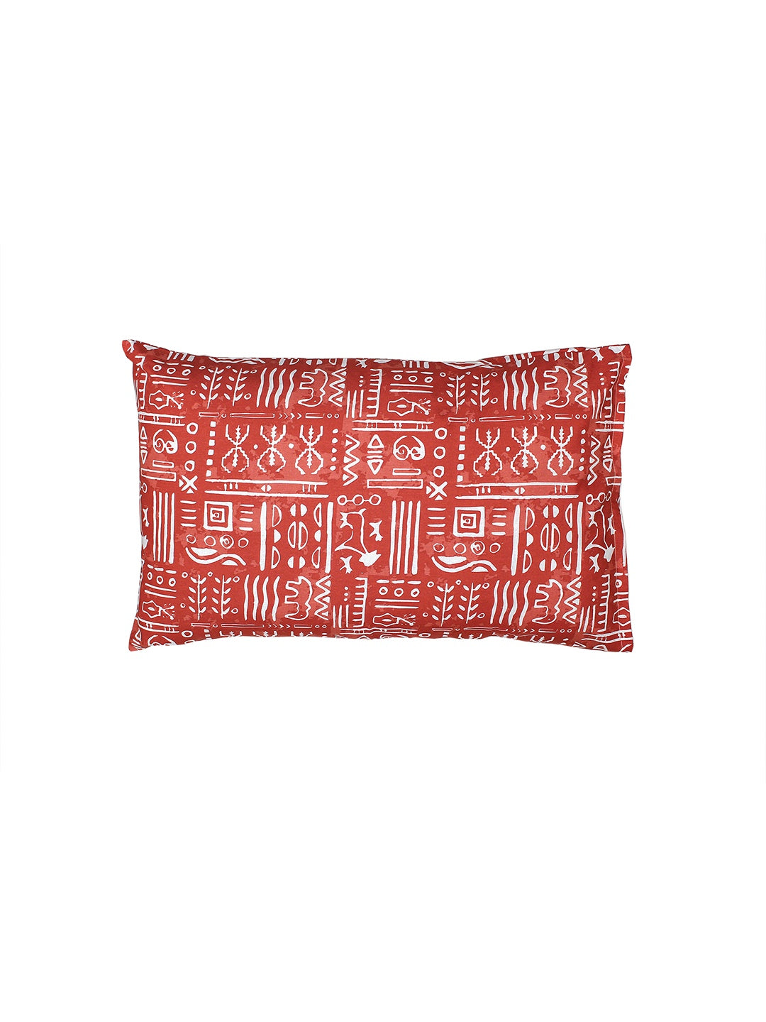 Gamathi 1 King Bedsheet & 2 Pillow Cover + 2 Pillow Filler (Rust)