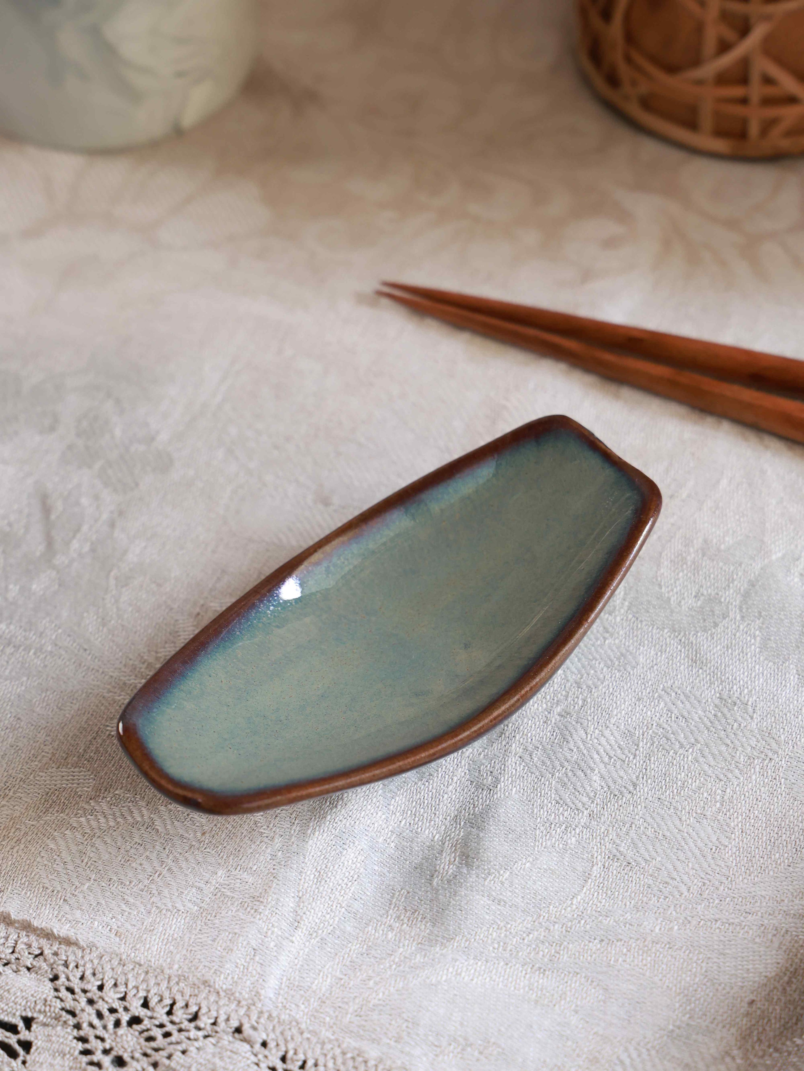 Boat Ceramic Server