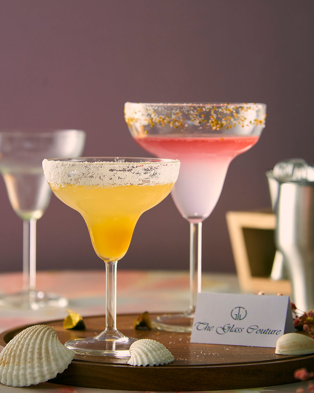 Bombay Sparkle Margarita Designer Glass | Set of 2,4,6