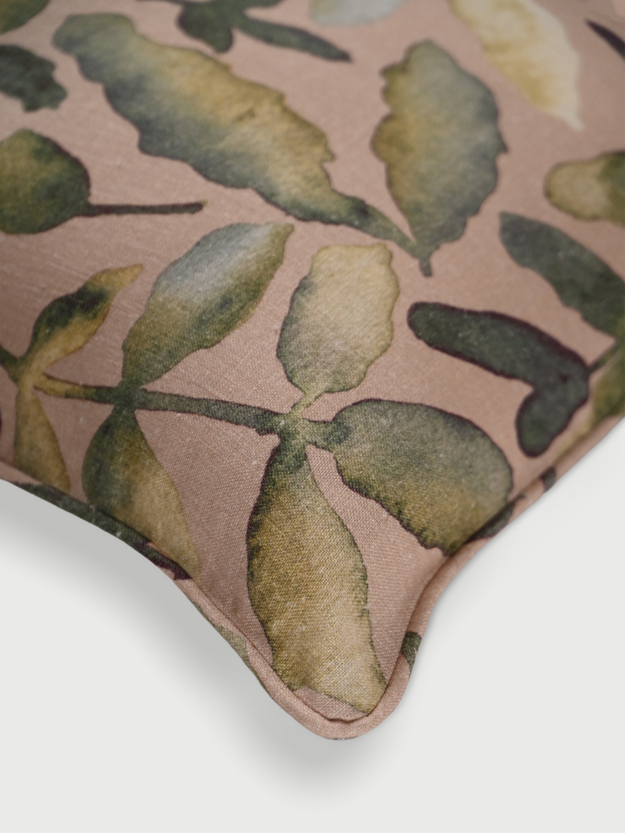 Cushion Cover - Flora Linen Blush