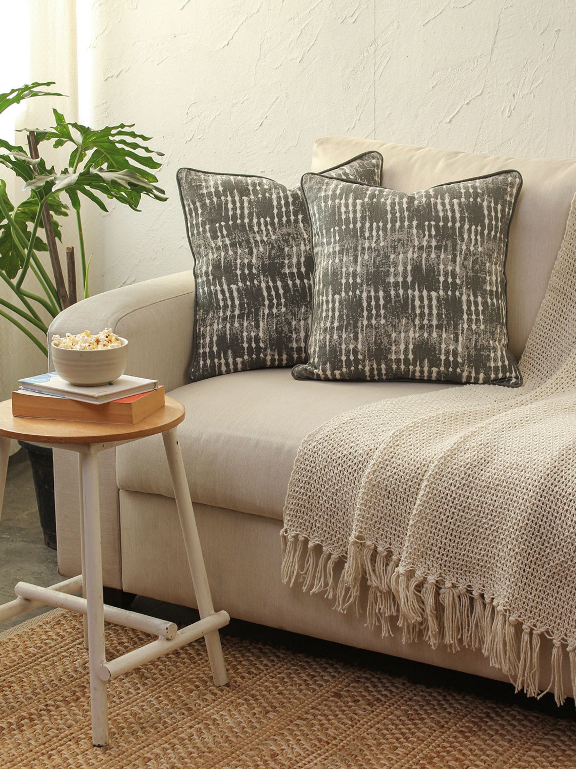Cushion Cover - Malaguni (Grey)