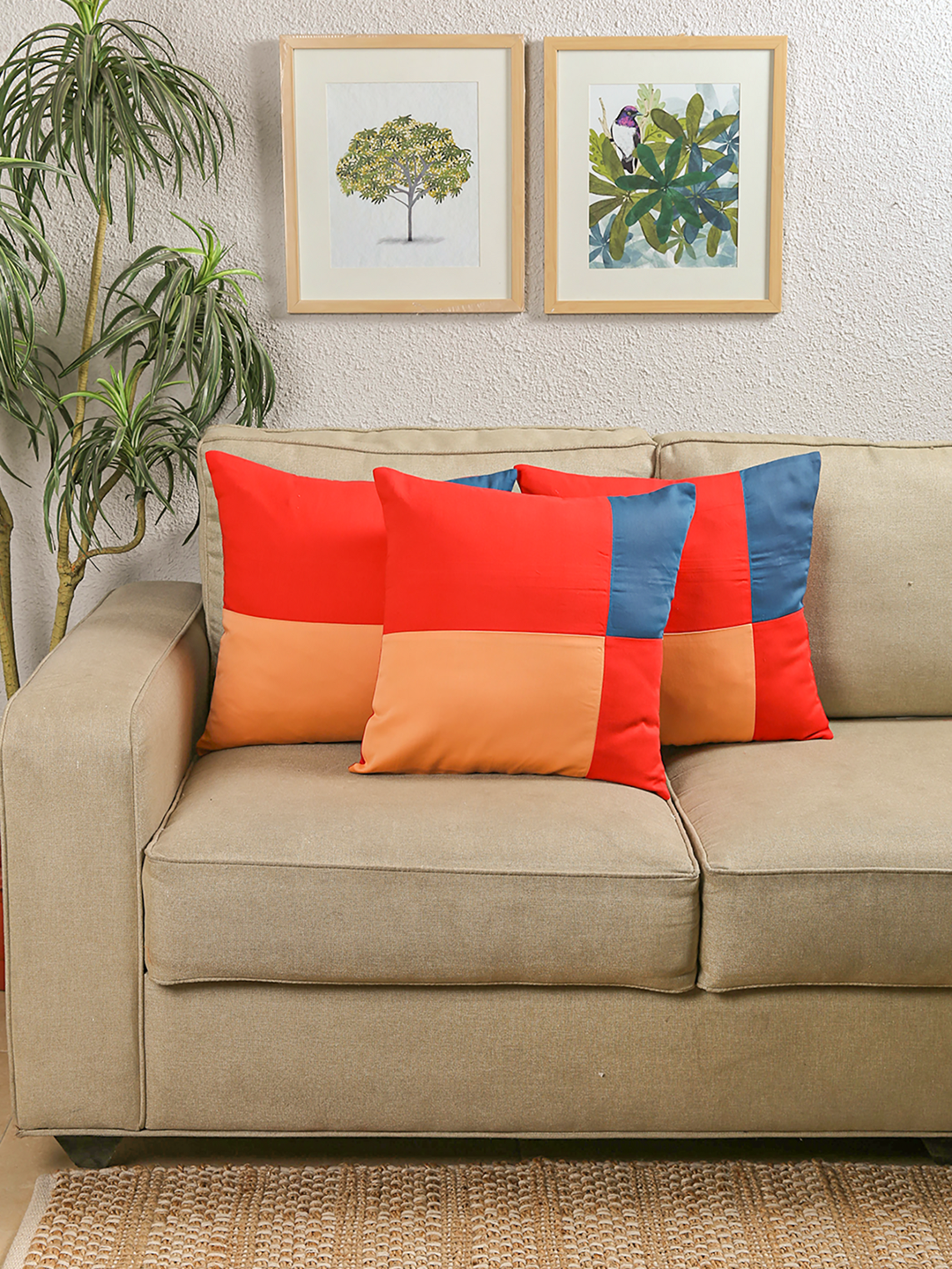 Cushion Cover - The Jumbled Rectangles (Multi)