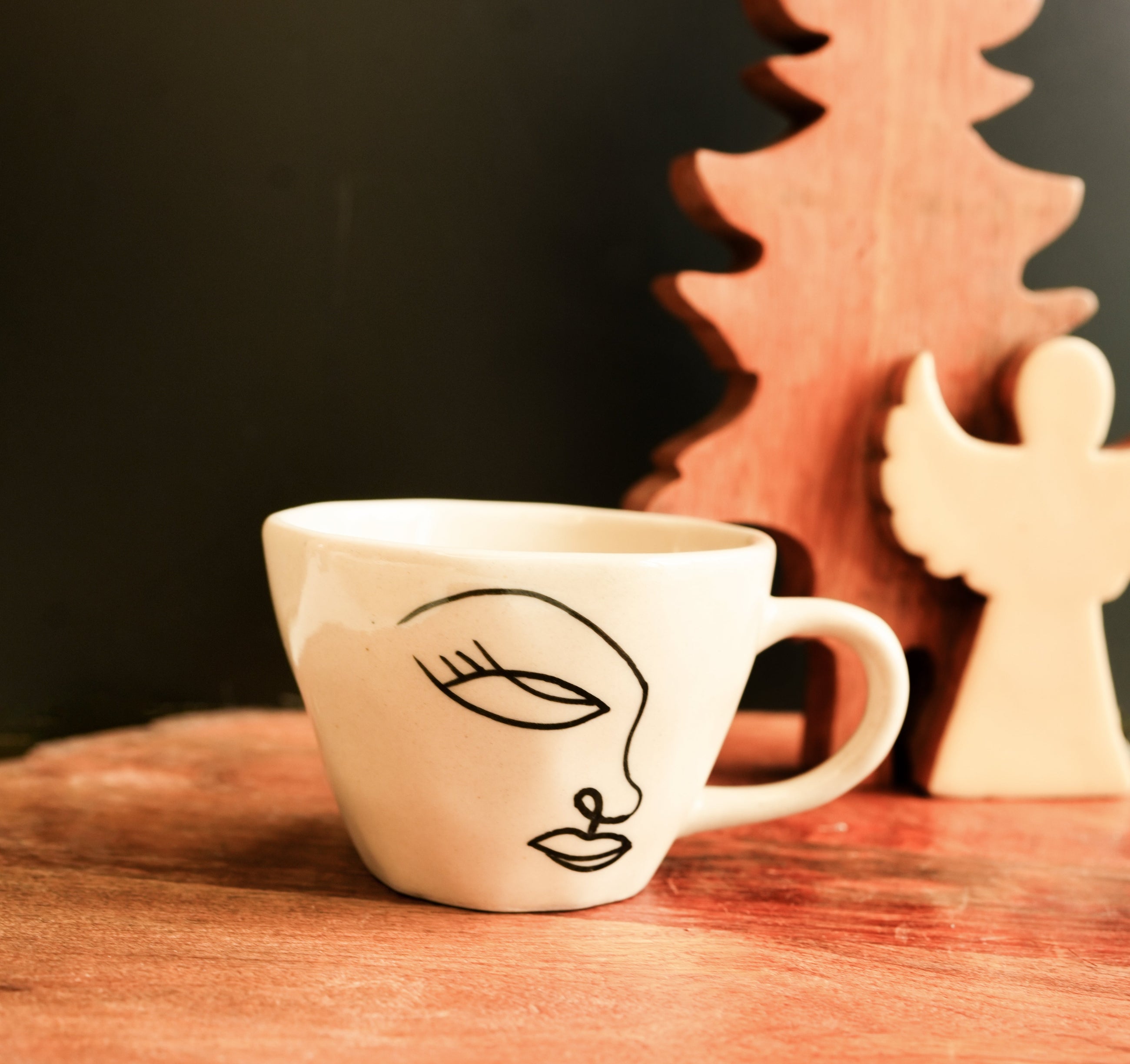 Abstract Breakfast set