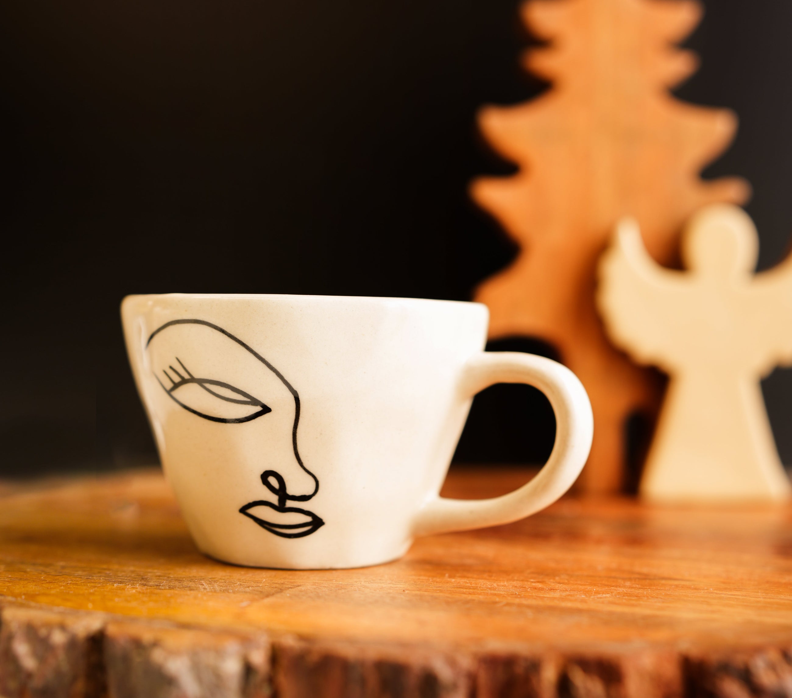 Abstract Breakfast set