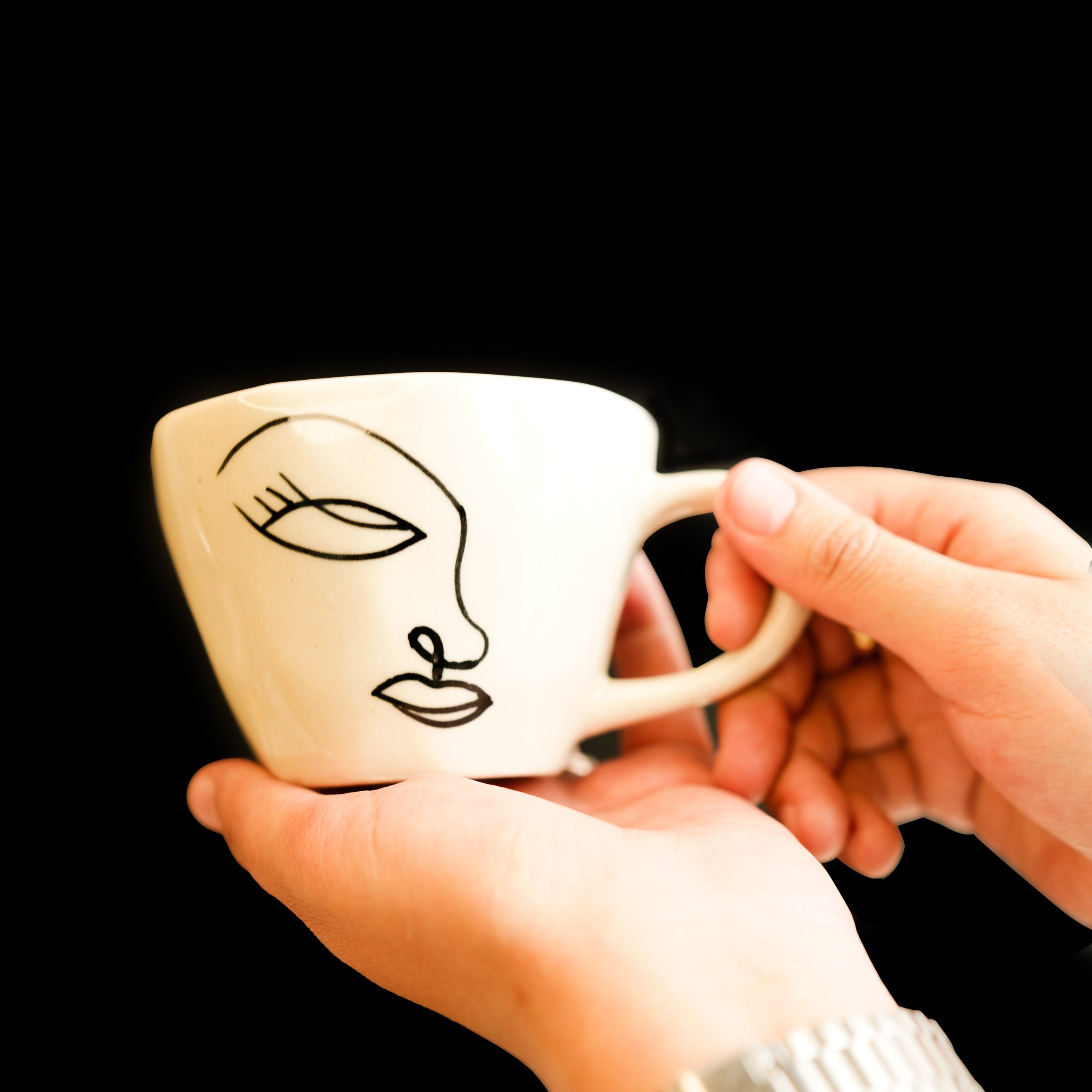 Abstract Breakfast set