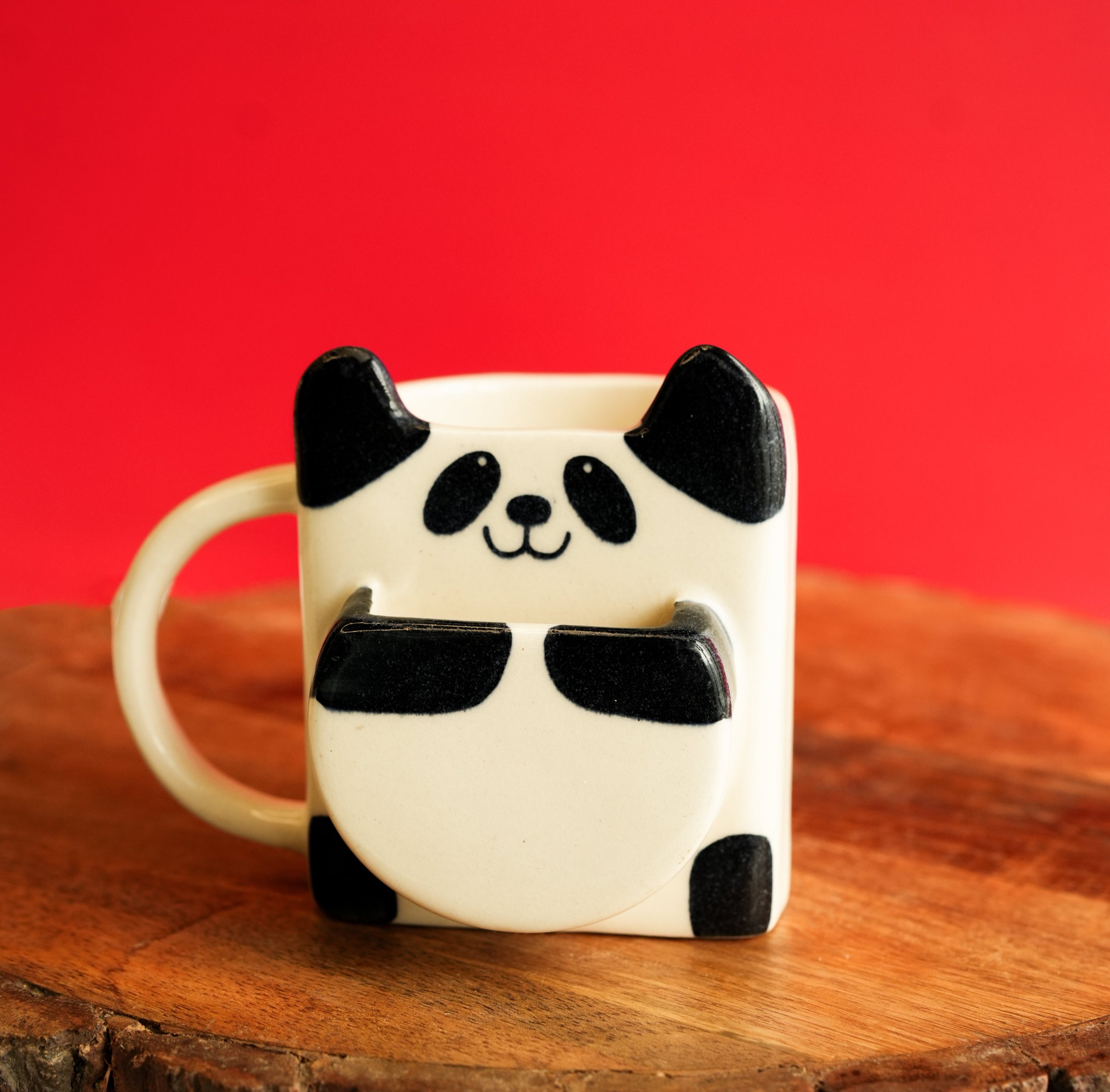 Panda biscuit pocket mug