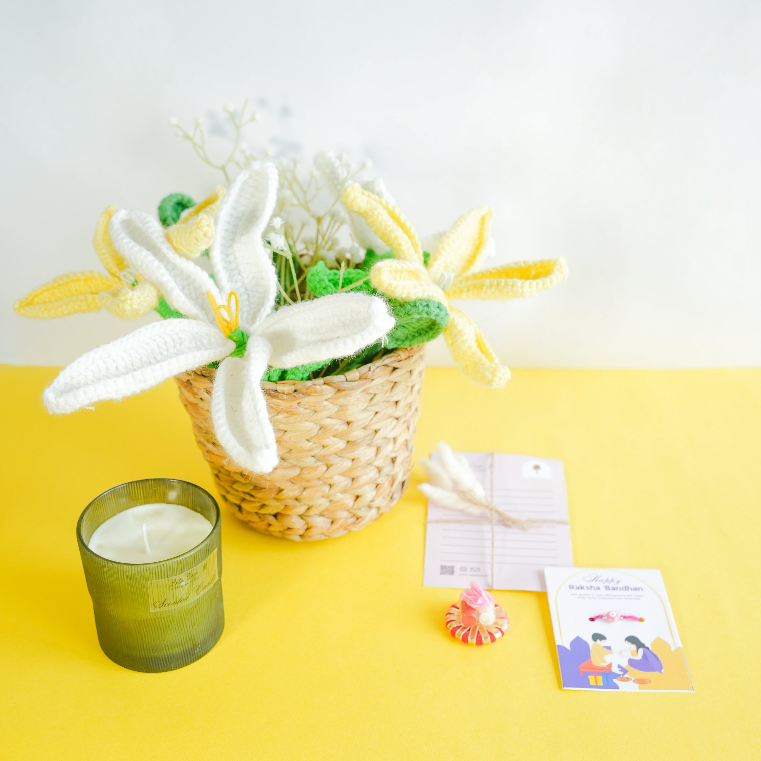 Blossoms of Love Candle Basket