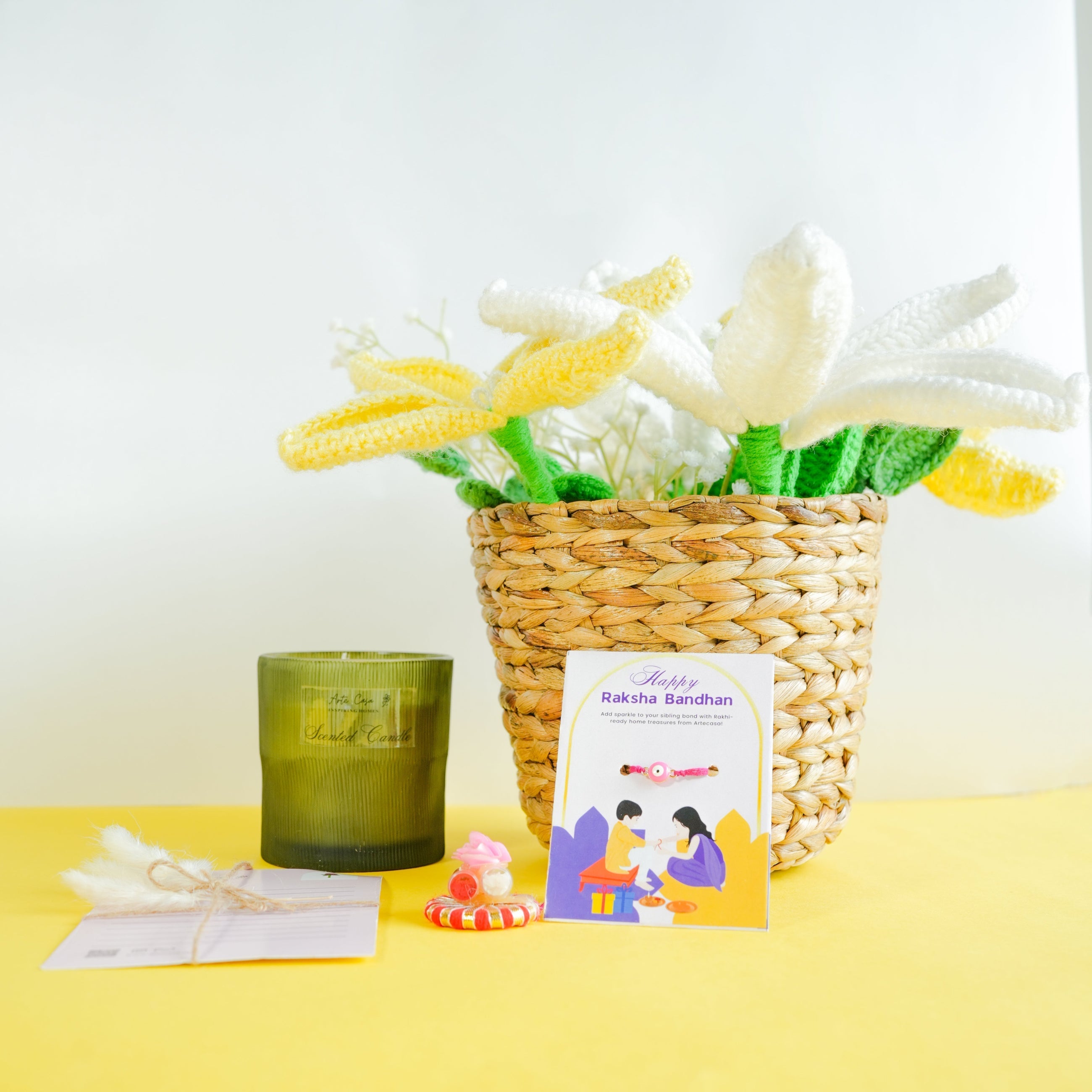Blossoms of Love Candle Basket