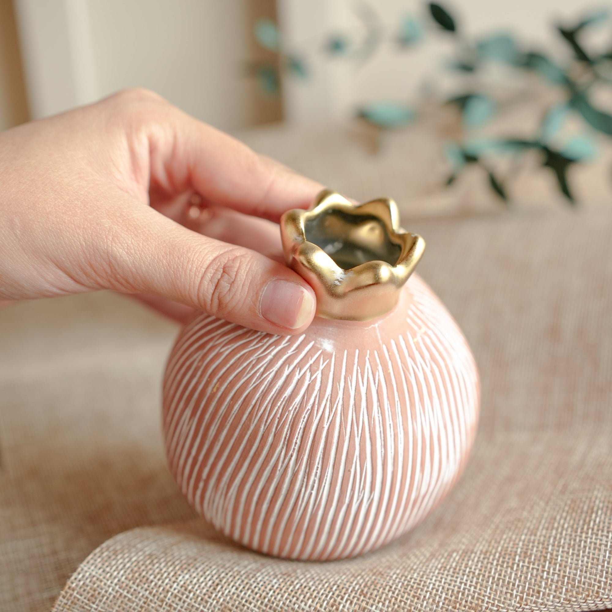 Pomegranate Jewel Vase- Small