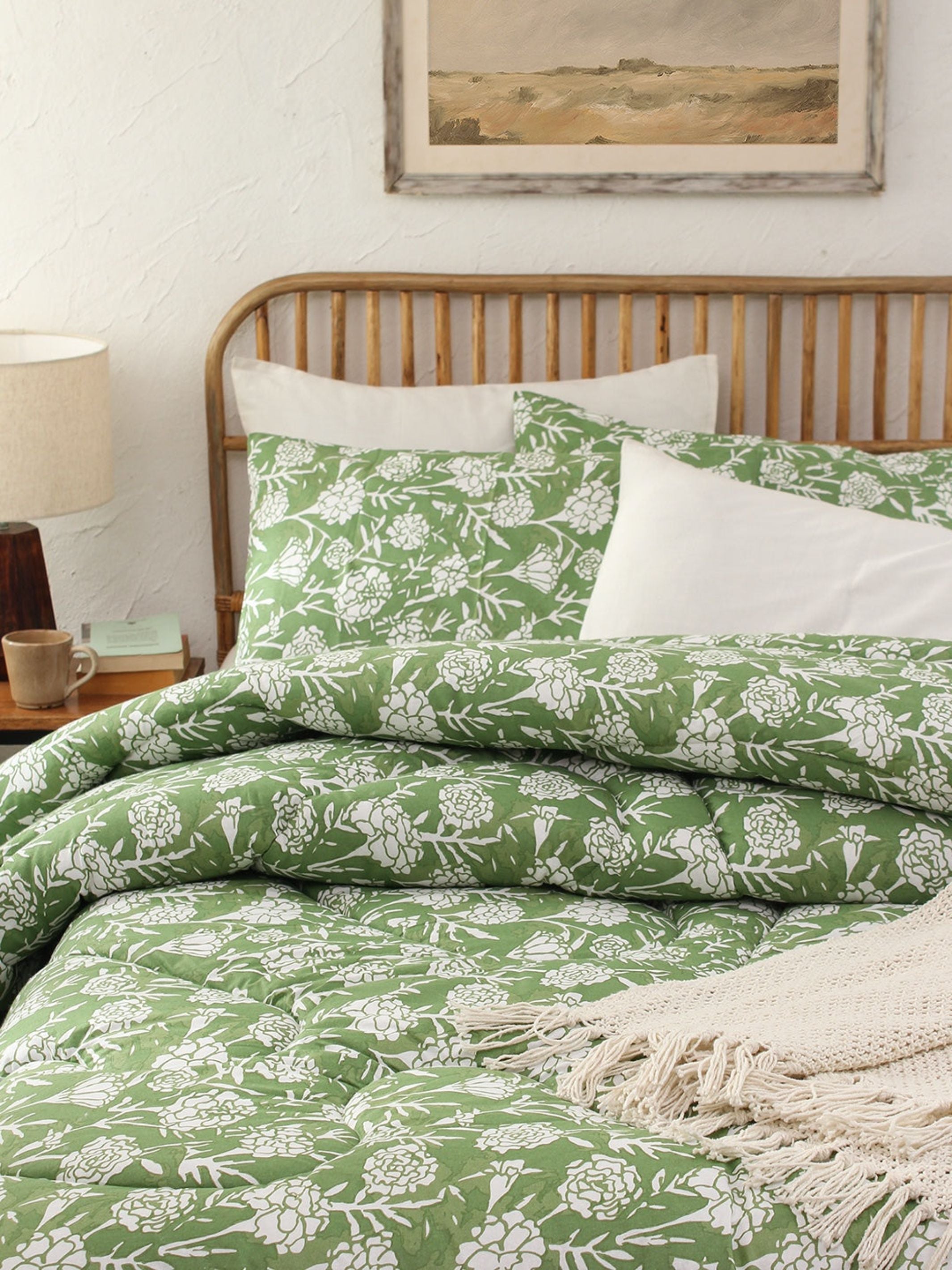 Comforter - Genda Phool Single (Green)