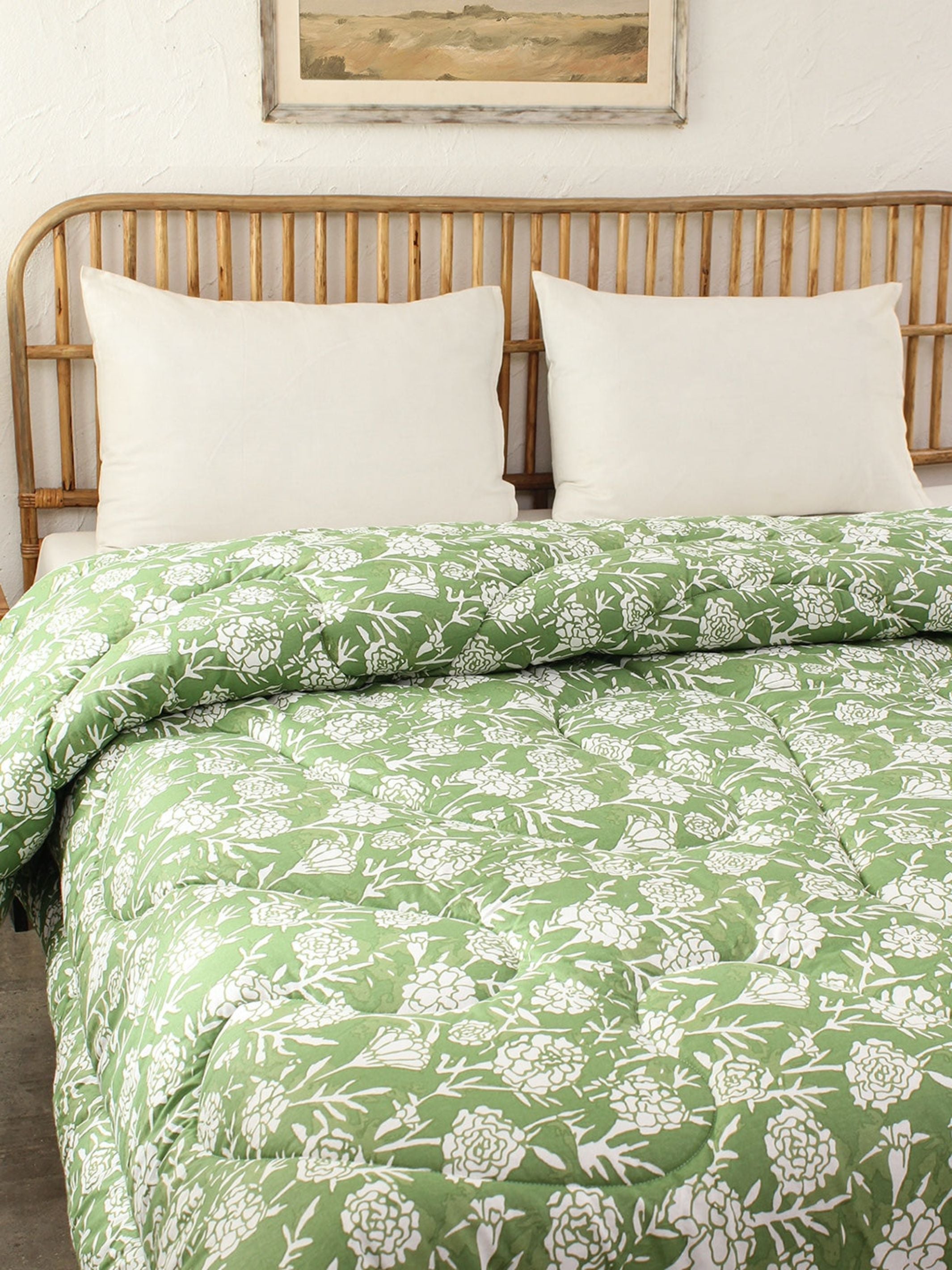 Comforter - Genda Phool Single (Green)