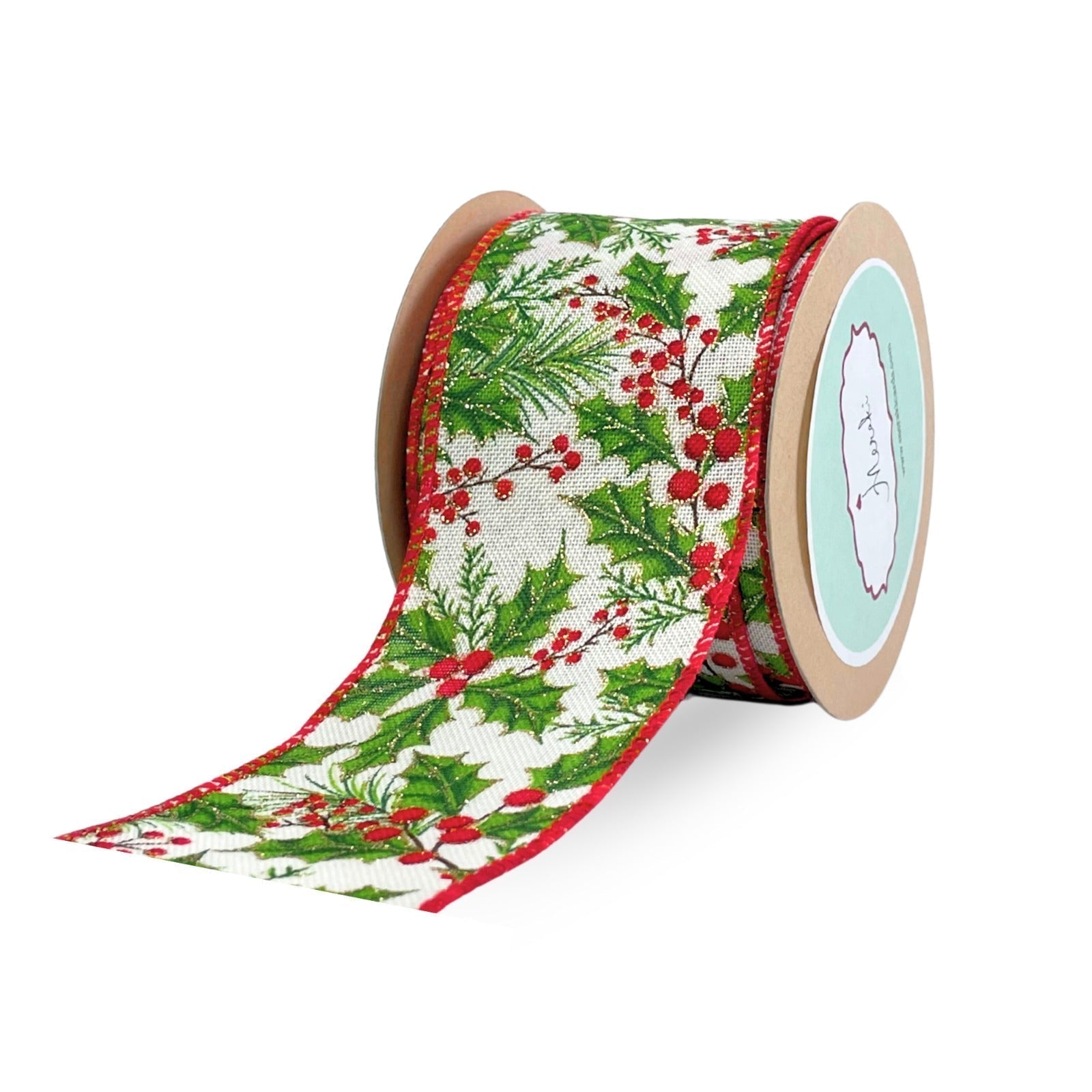 Holly Berry Holiday Ribbon