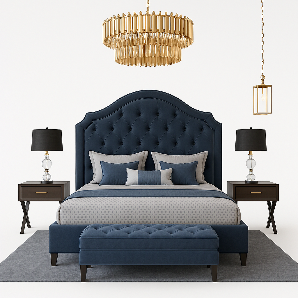 Merlyn Velvet Bed