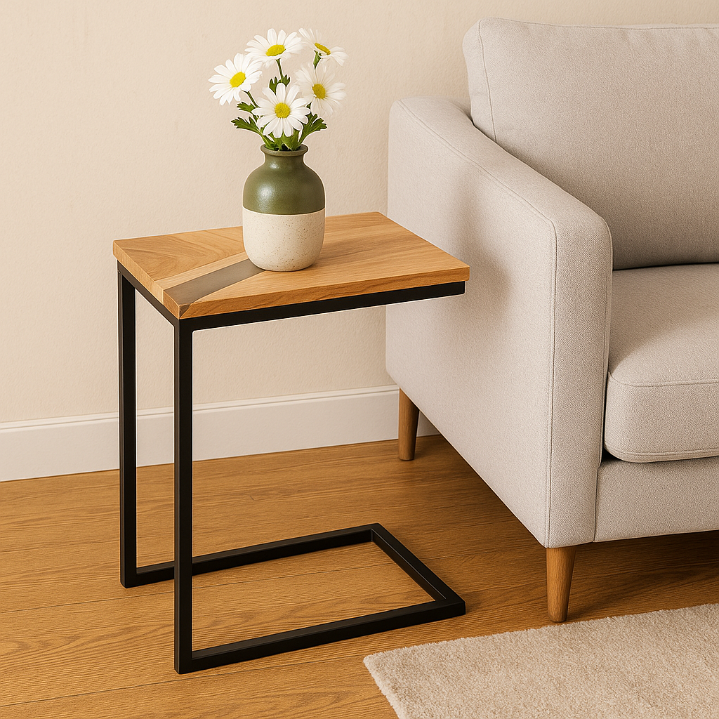 Island Paradise Side Table - Tinted Grey