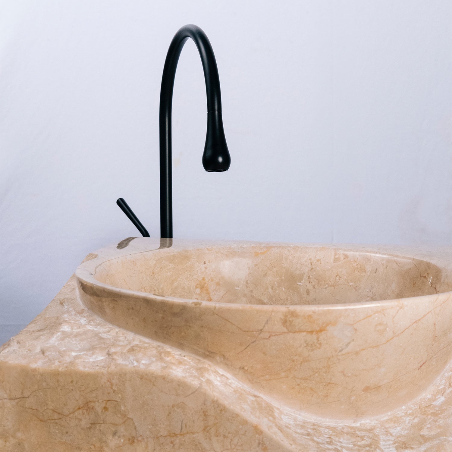 Sculpted Marble Sink