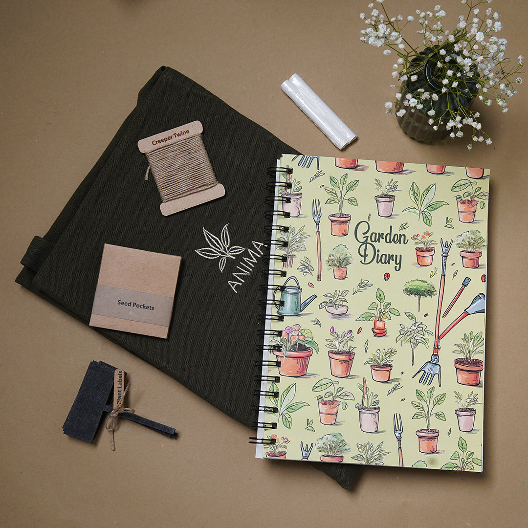 Gardeners Gift Set (Apron, Journal & Gardening Essentials)