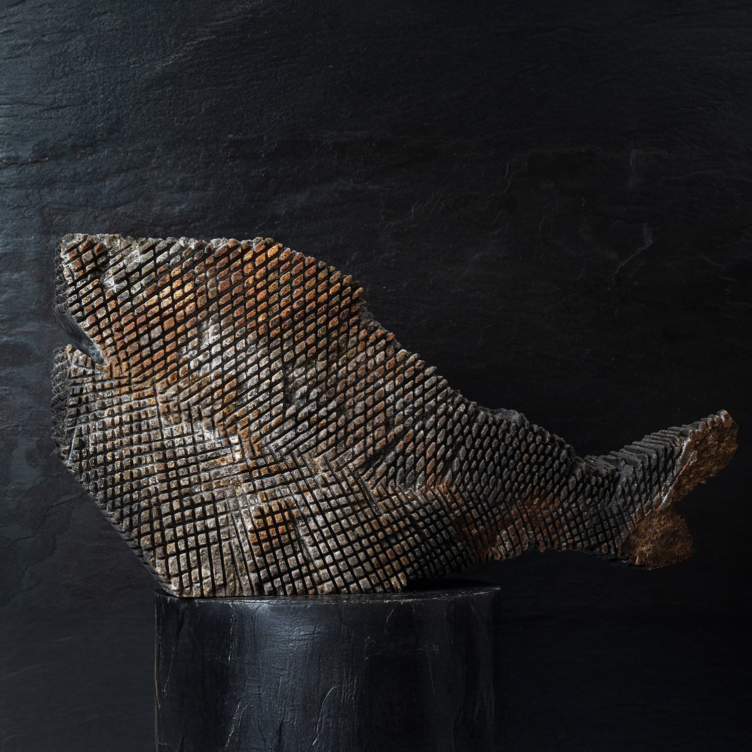 Granite Fish Sculpture