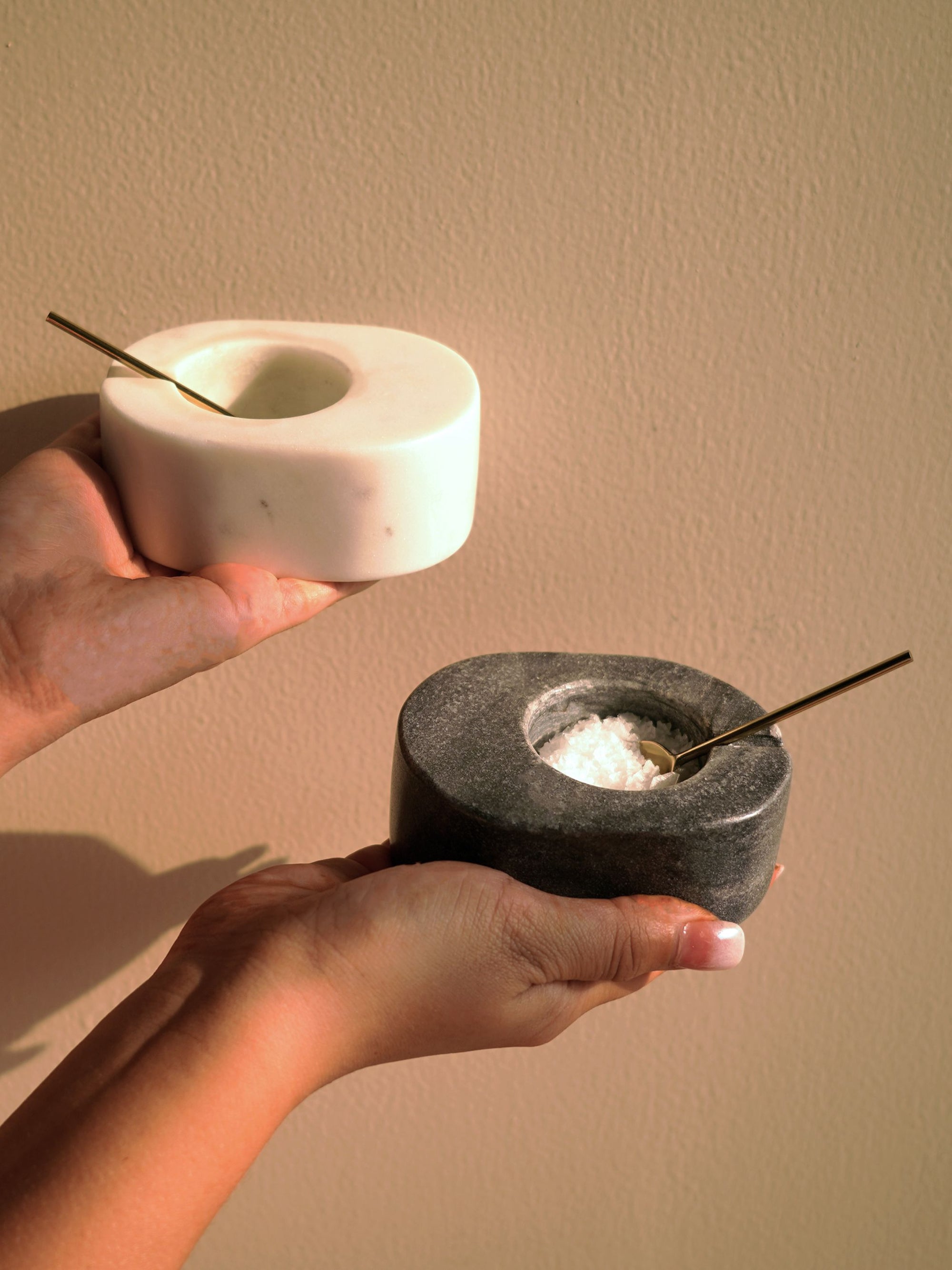 Marble Spice Bowls set of 2