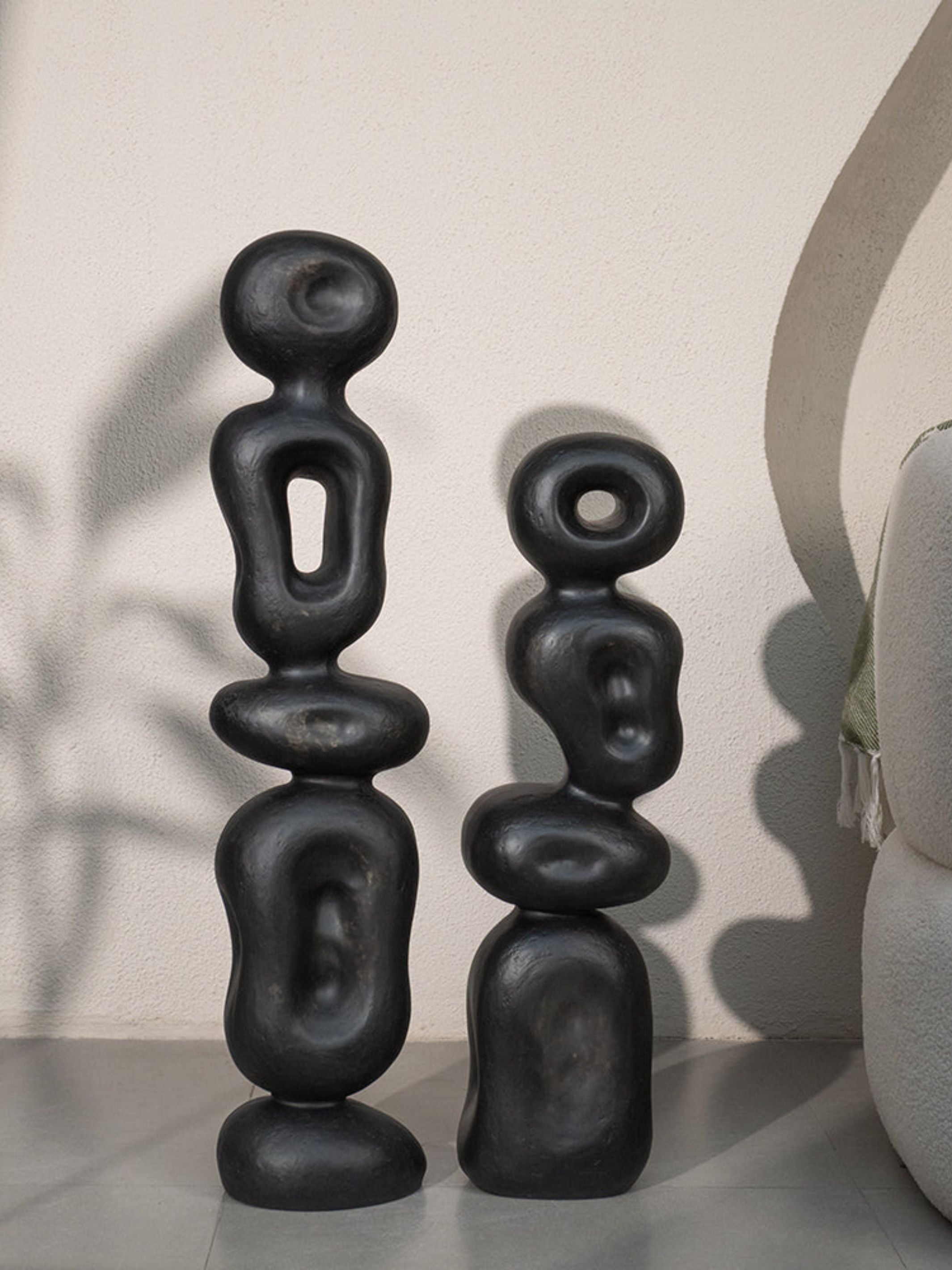 Black Ren Organic Sculpture