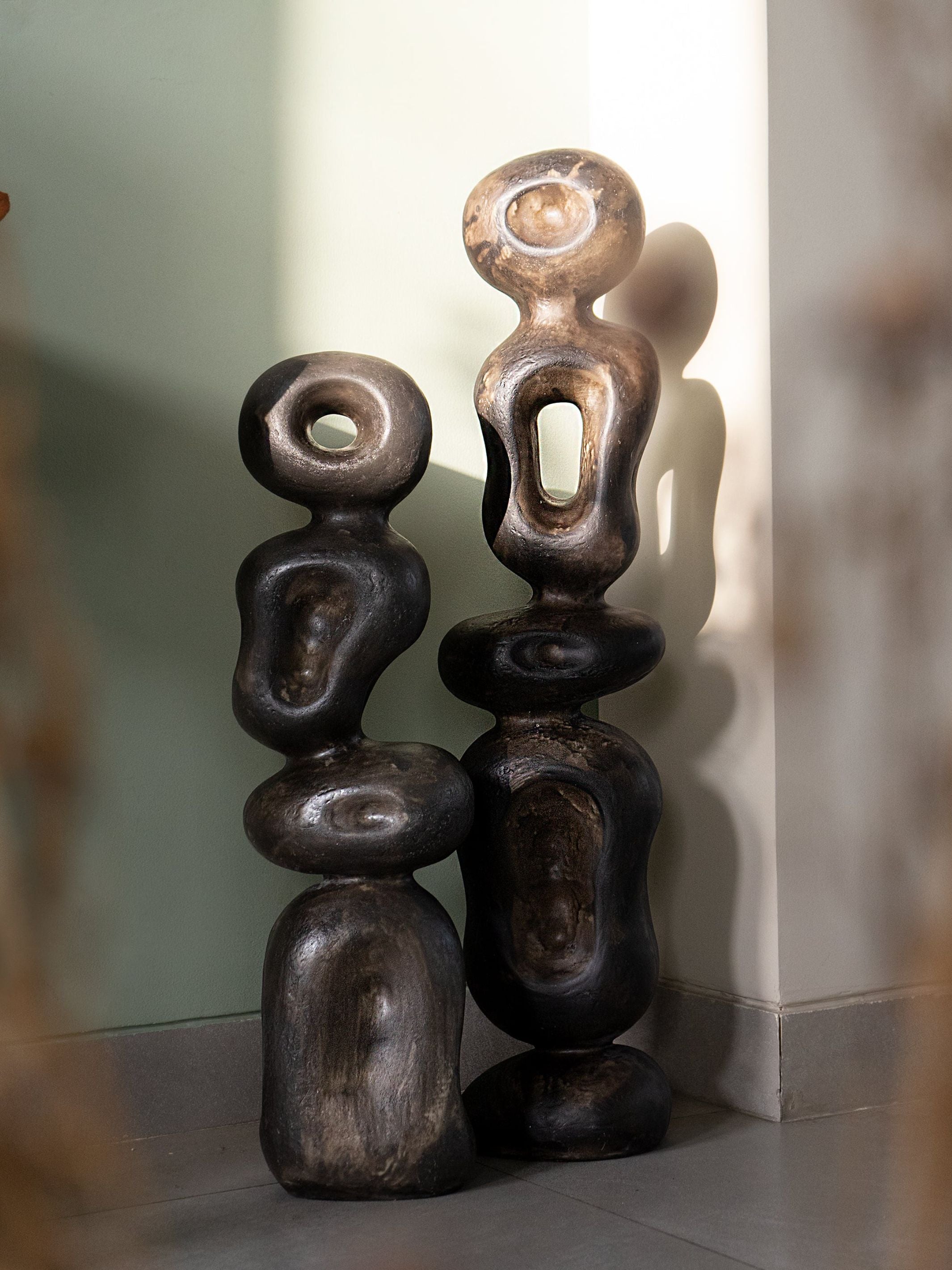 Black Ren Organic Sculpture