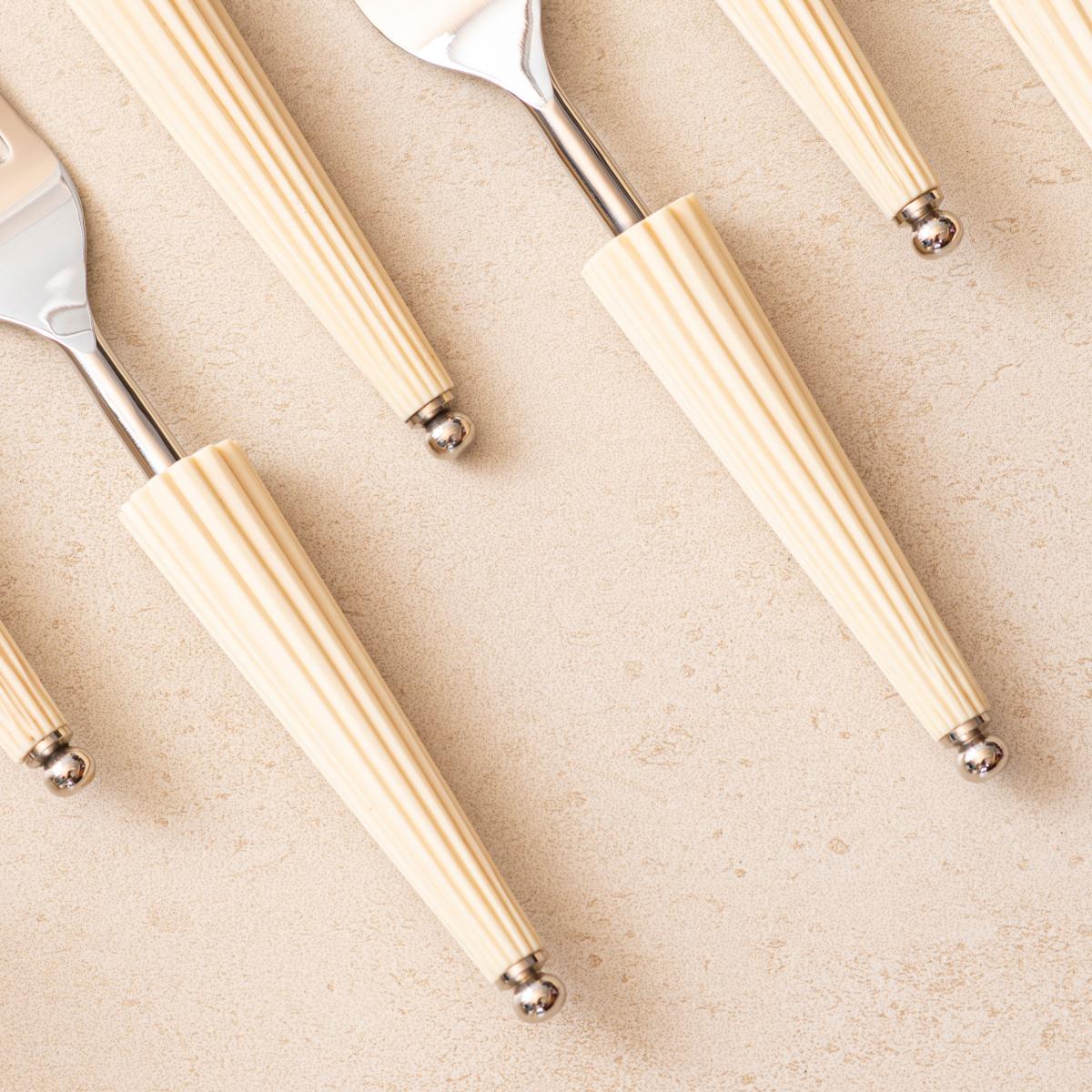 All Purpose Forks Set of 6 - Ivory Umbrella