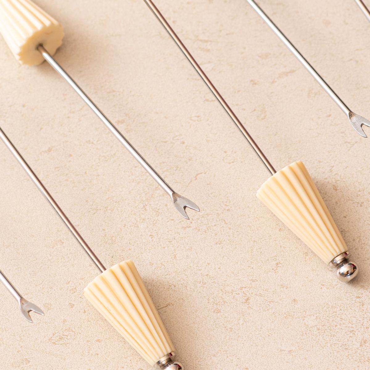 Multipurpose Picks Set of 6 - Ivory Umbrella