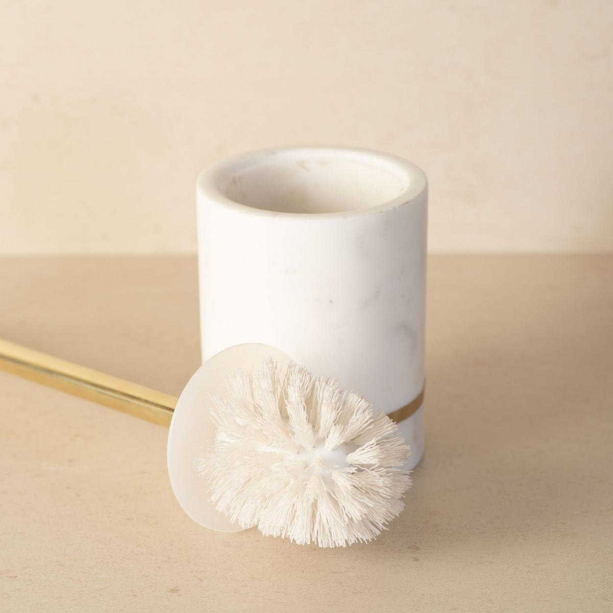 Aurelia Marble and brass - Toilet Brush Cleaner
