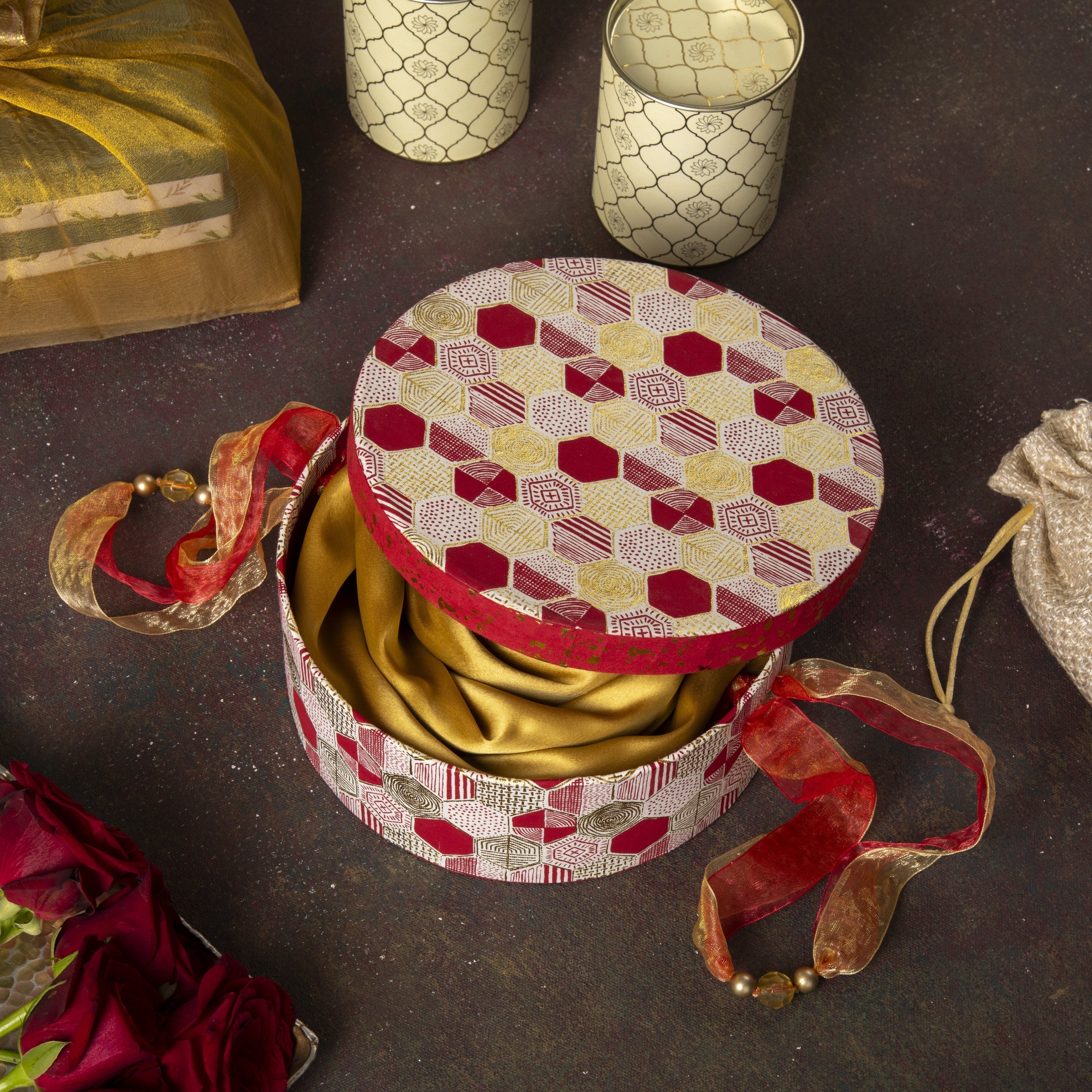 Jashn Round Gift Box