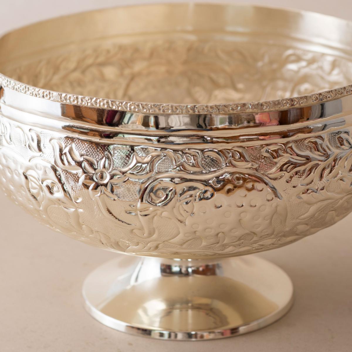 Enchanted Forest Urli/Center Piece - Silver