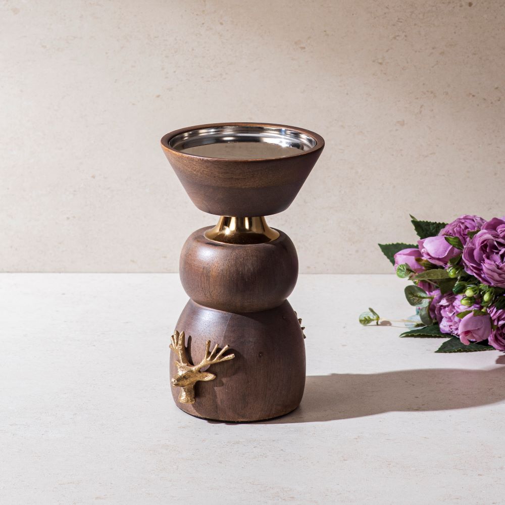 Deer Candle Holder Large