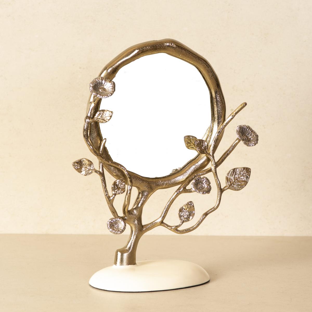 Botanic Vanity Mirror (Ivory base)