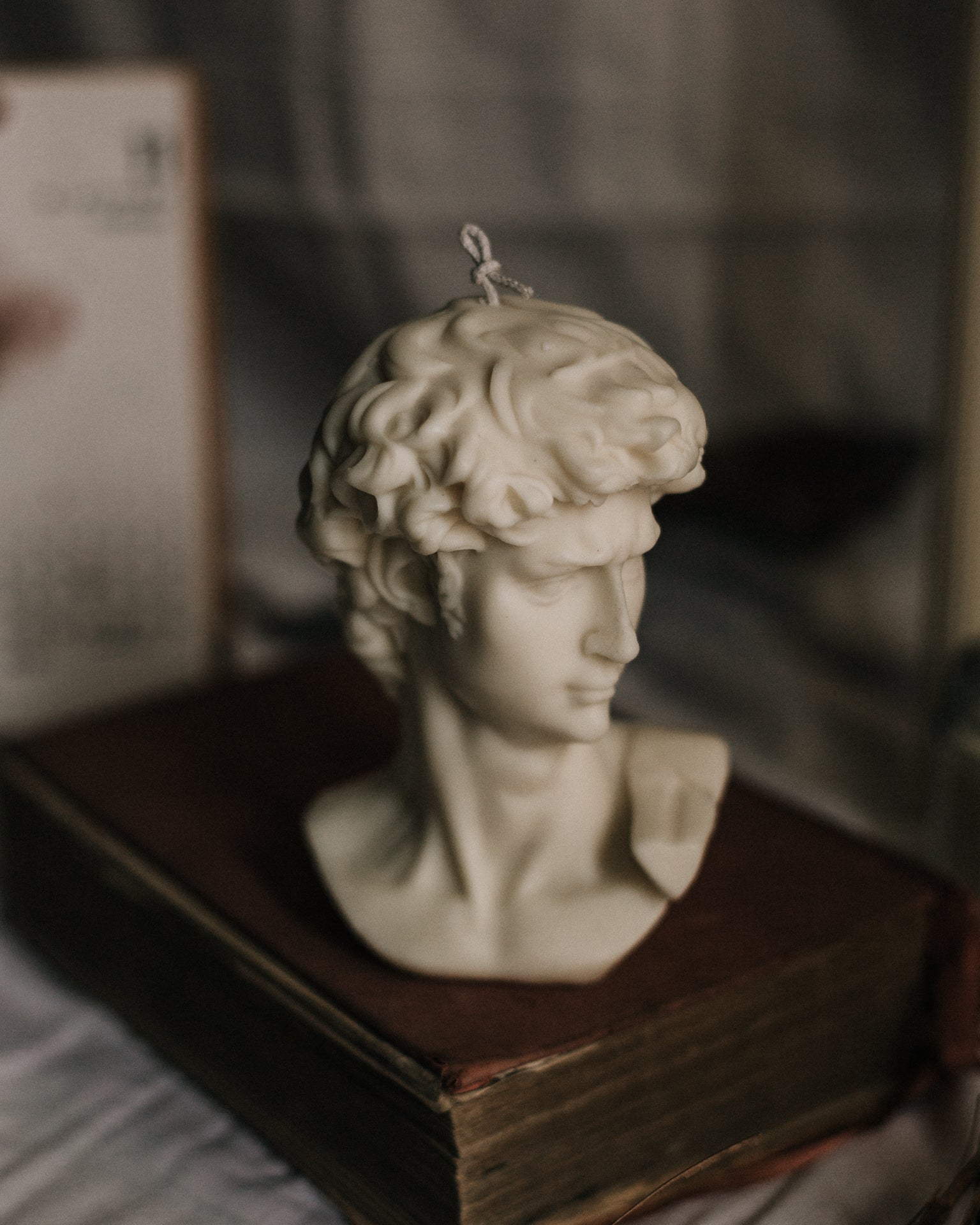 David Bust Candle