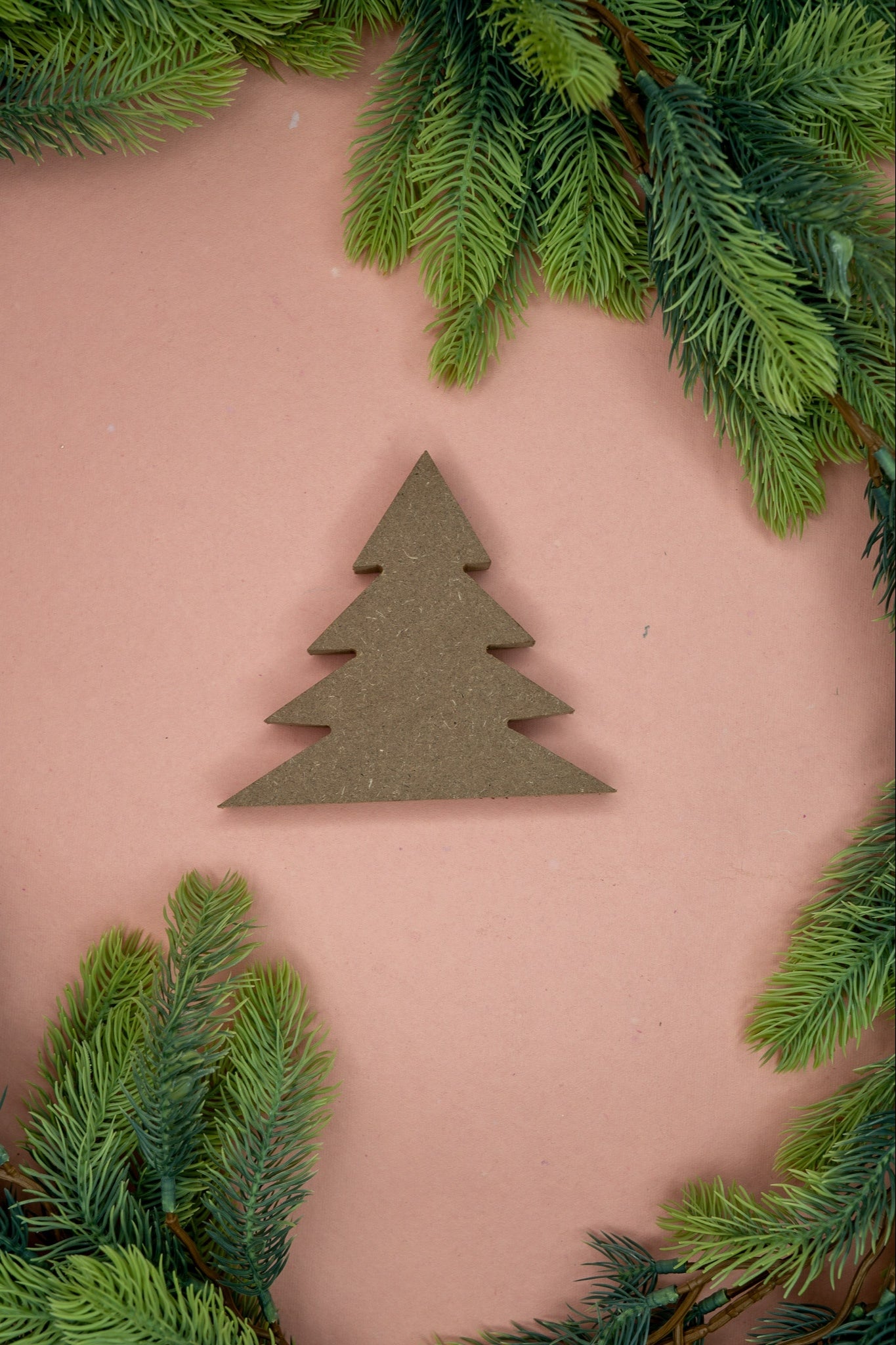 MDF Christmas Tree Cutout 2 (Small)