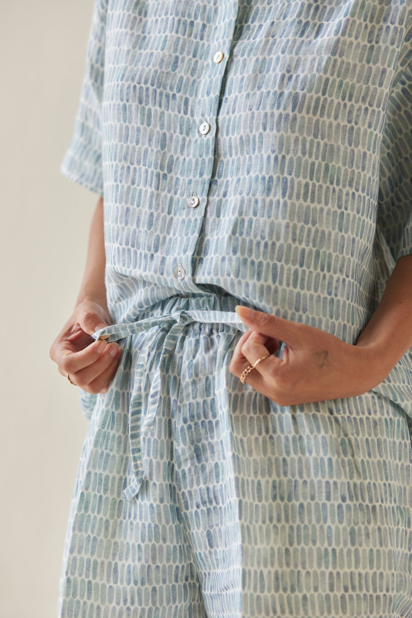 Echo Speckle Blue Shorts