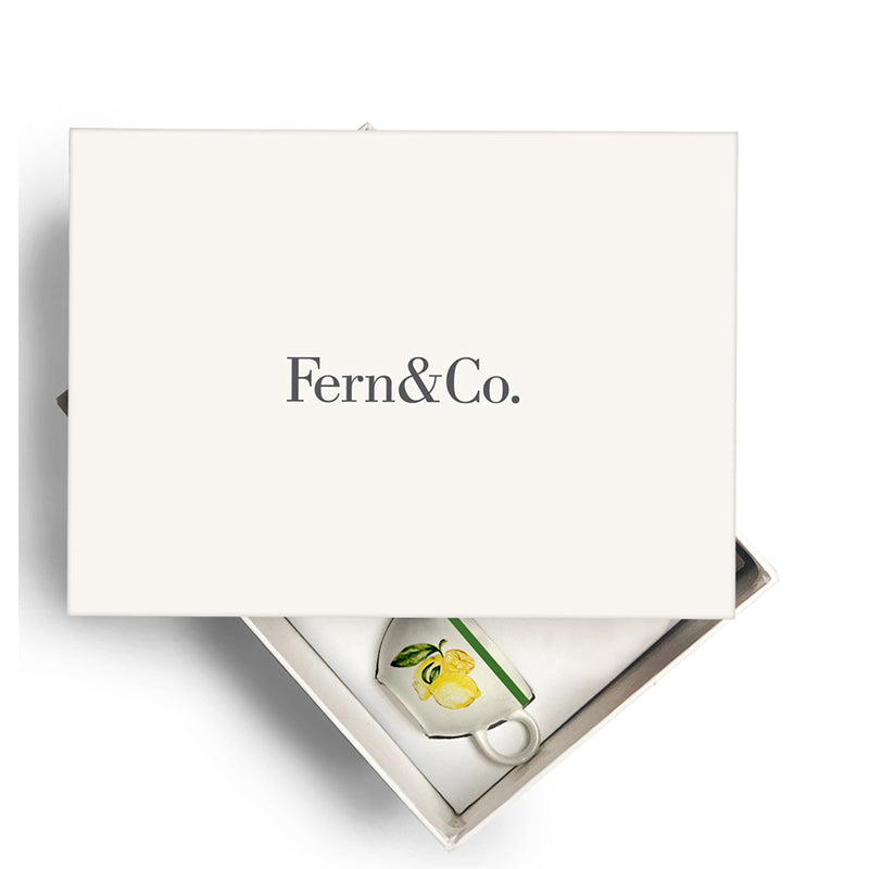 Citrus Porcelain Espresso Cup (Gift Box)