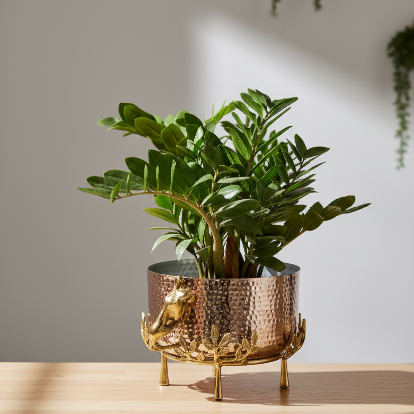 Handmade Luxe - Planter/Urli With Panther