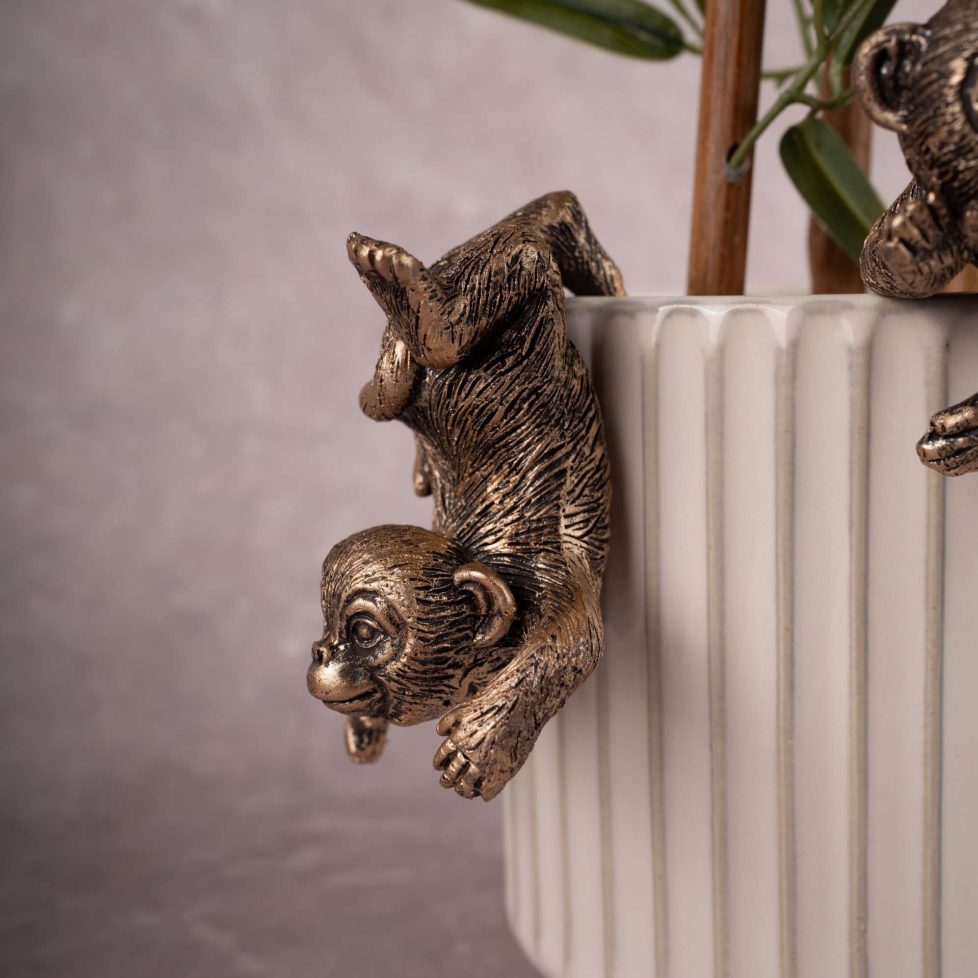 Monkey Business - Set of 3 (Gold)