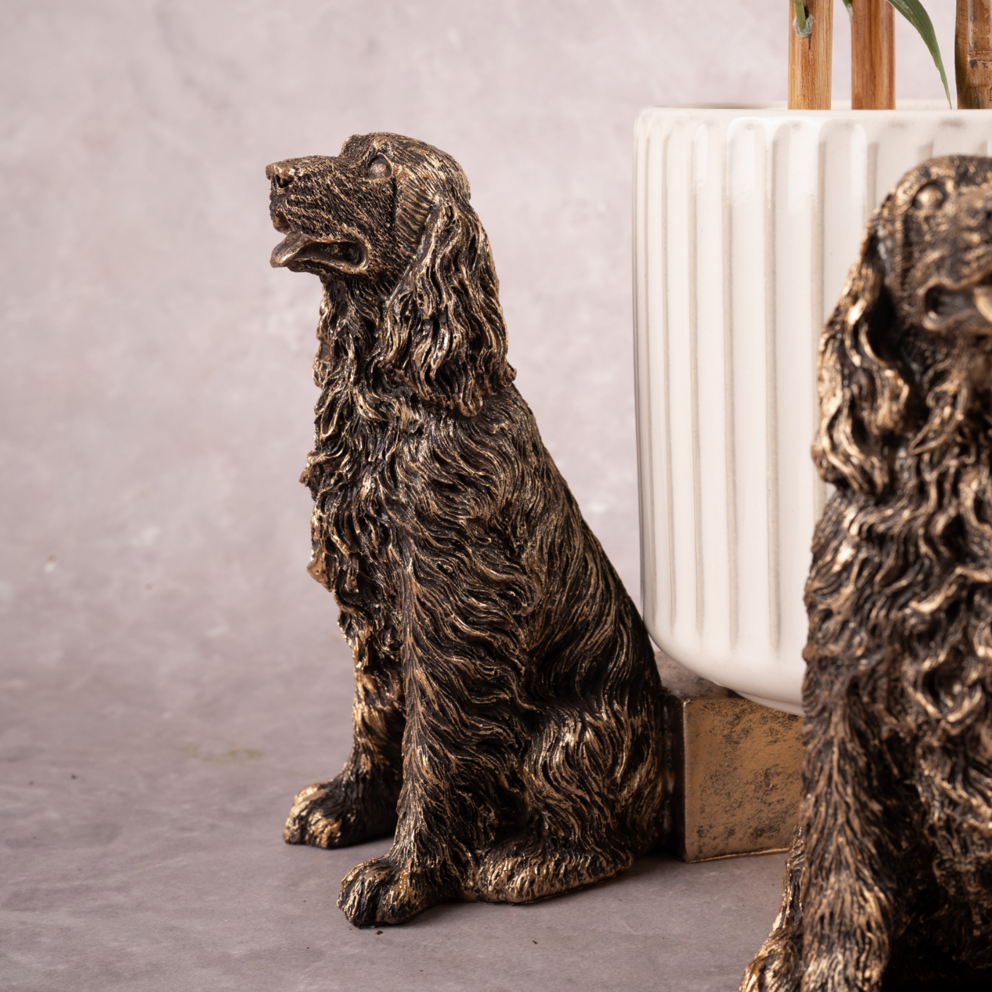 The Garden Spaniels - Set of 3 (Gold)