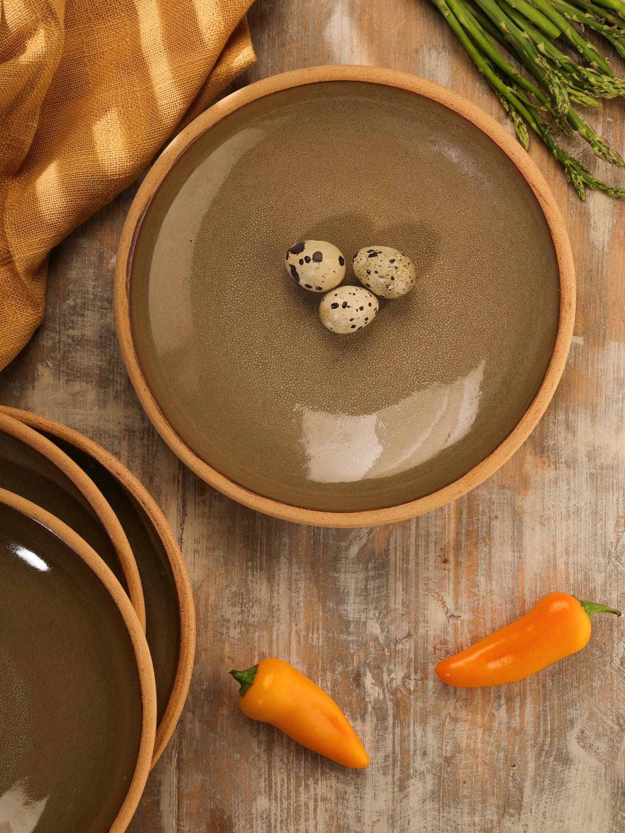 Ceramic Everyday Bowl - Bay Leaf Glaze