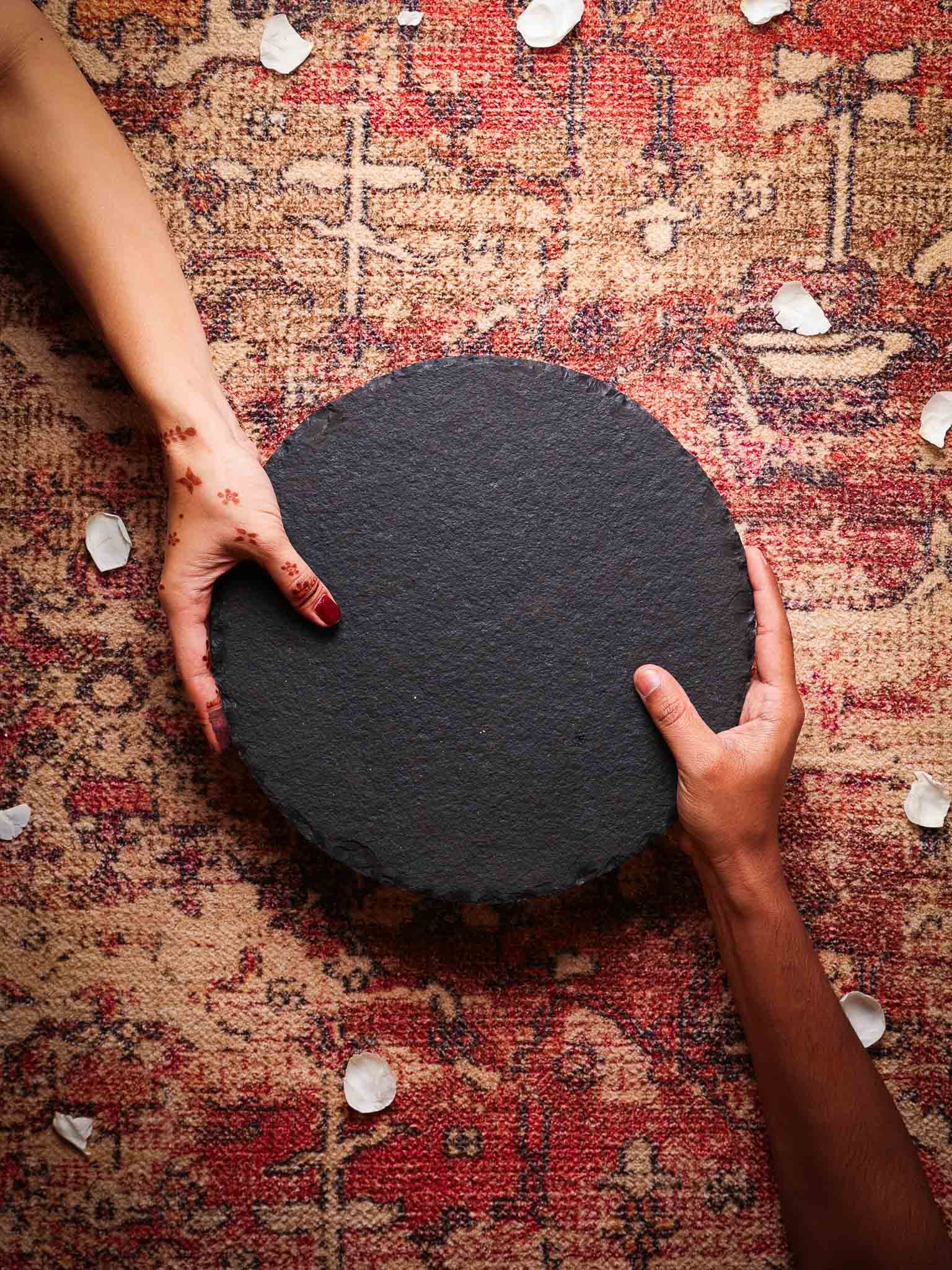 Round Slate Platter