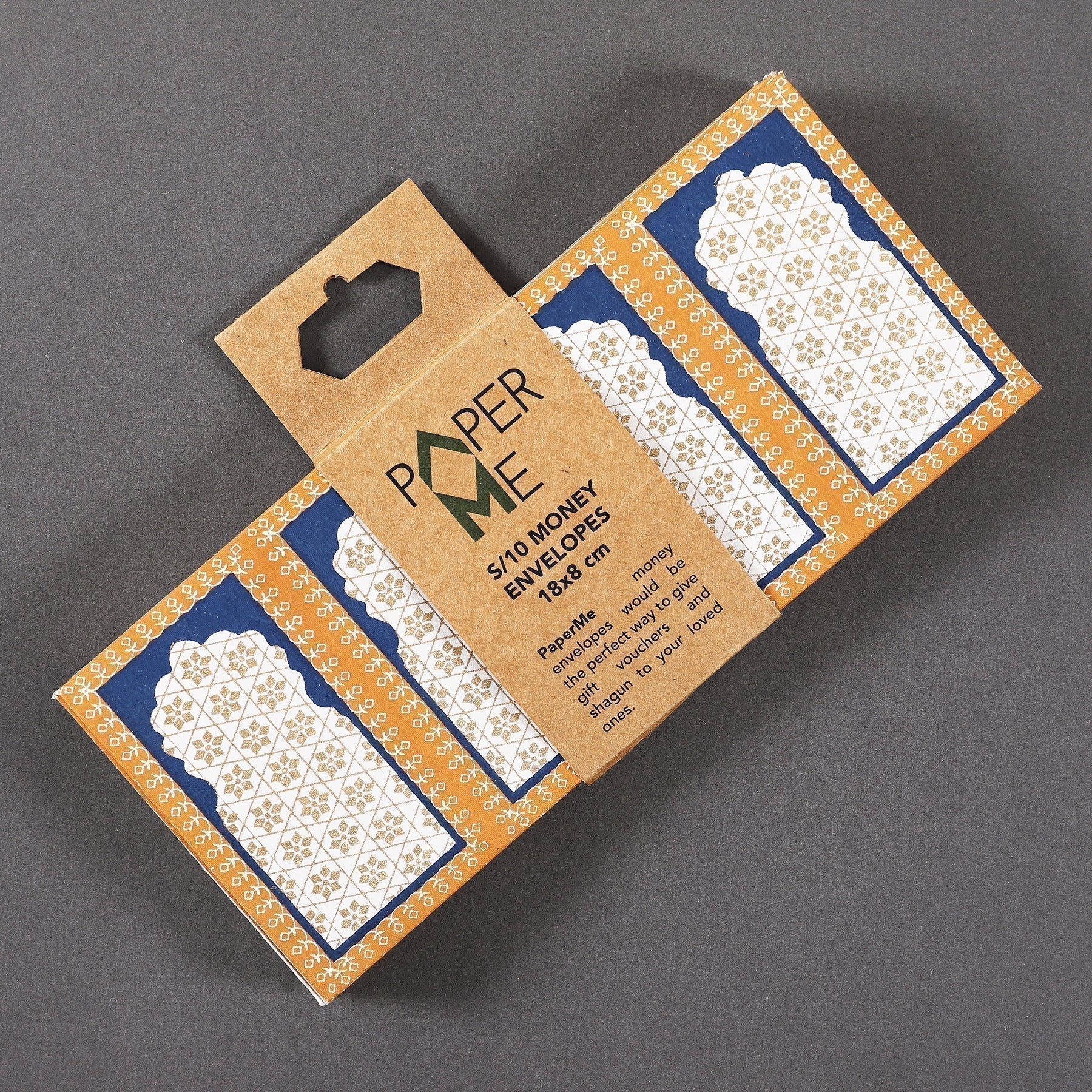 Jharokha Blue Money Envelope