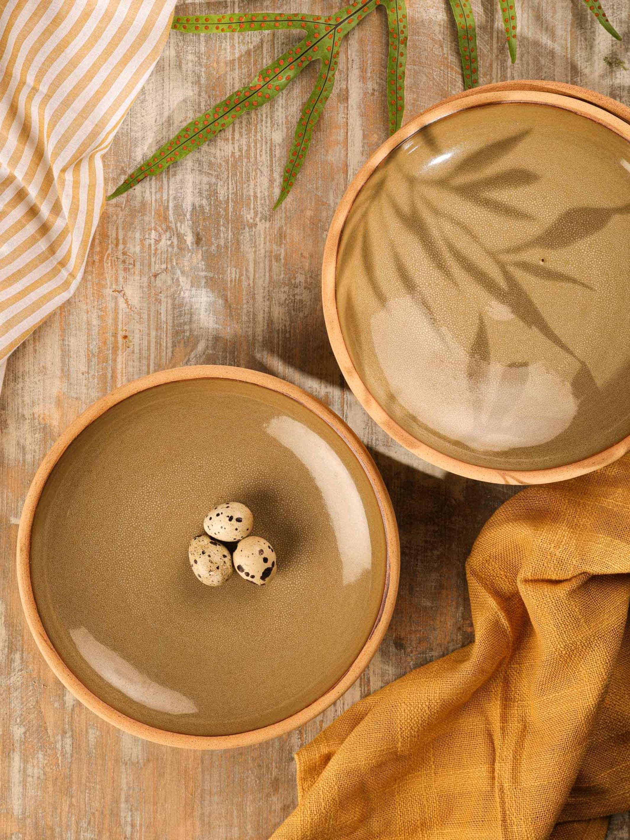 Ceramic Everyday Bowl - Bay Leaf Glaze