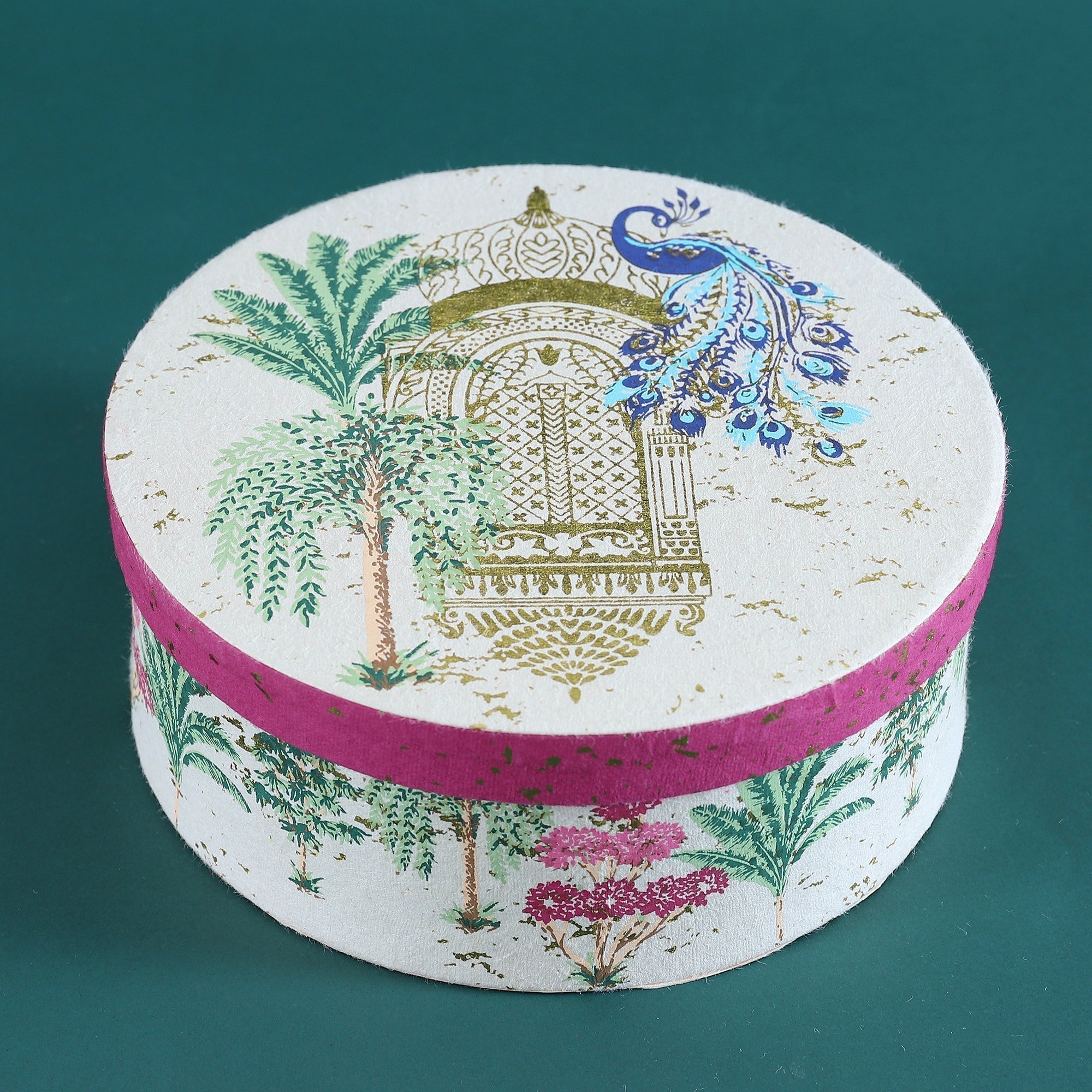Vrindavan Round Gift Box