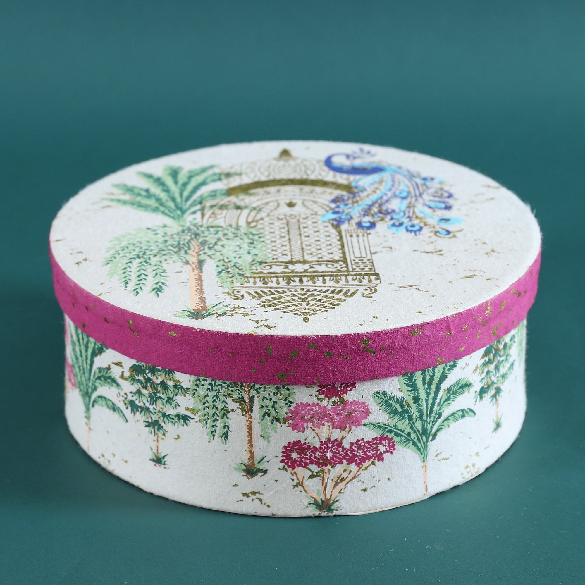 Vrindavan Round Gift Box