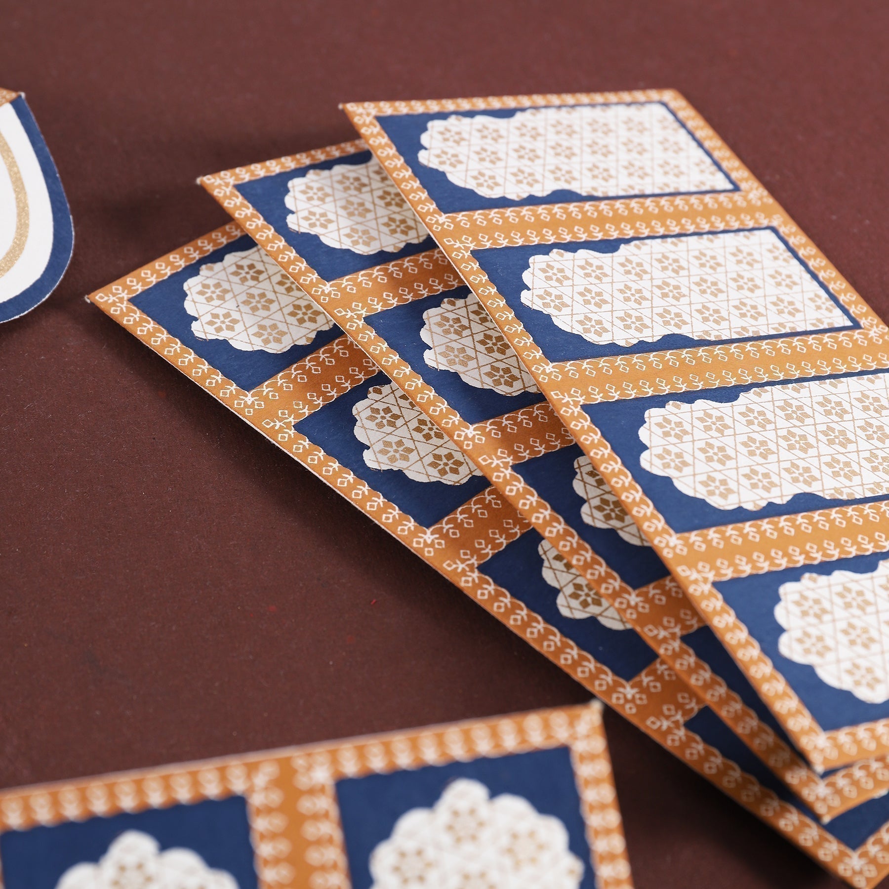 Jharokha Blue Money Envelope