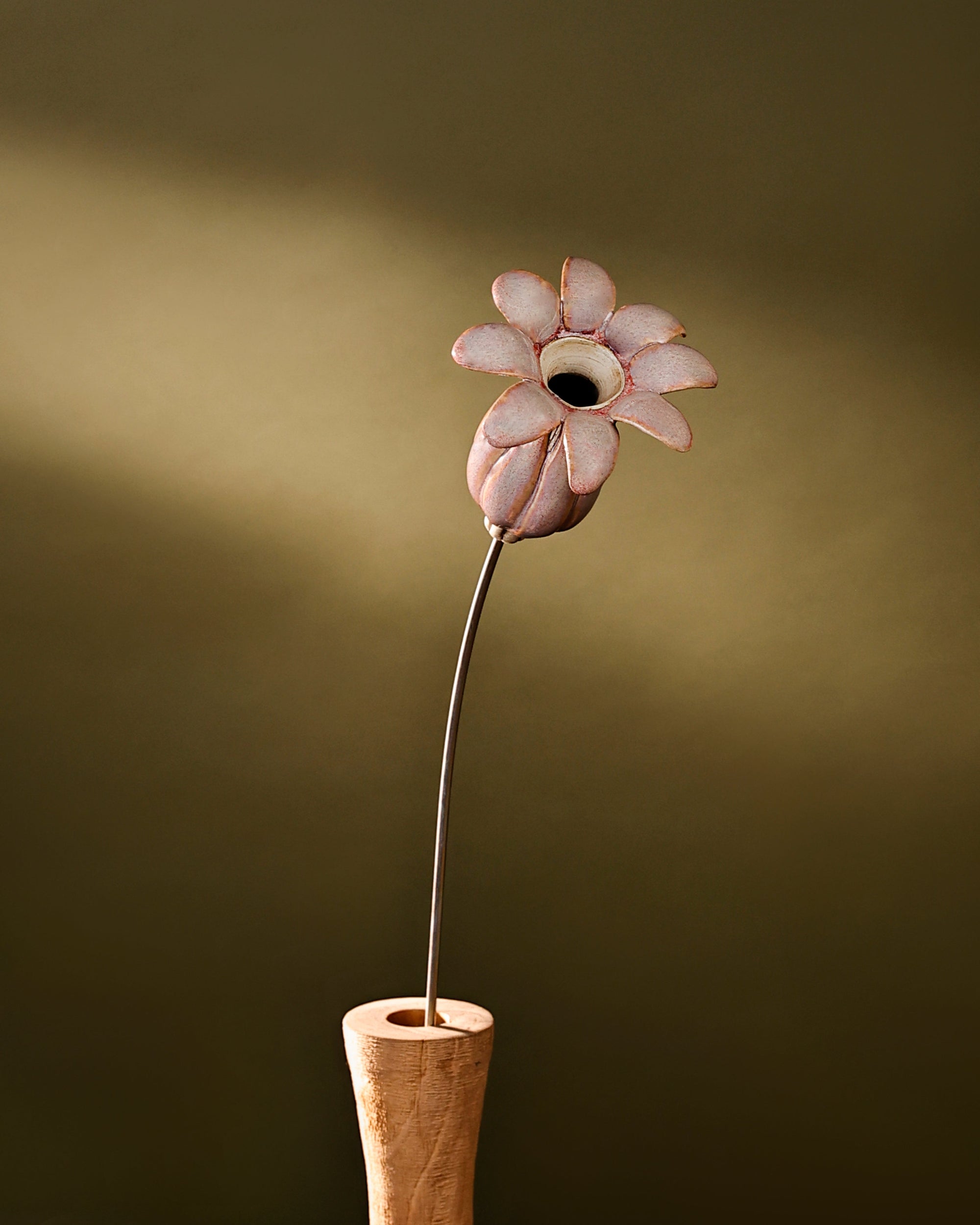 Flowering Pod Tall -single - Blush