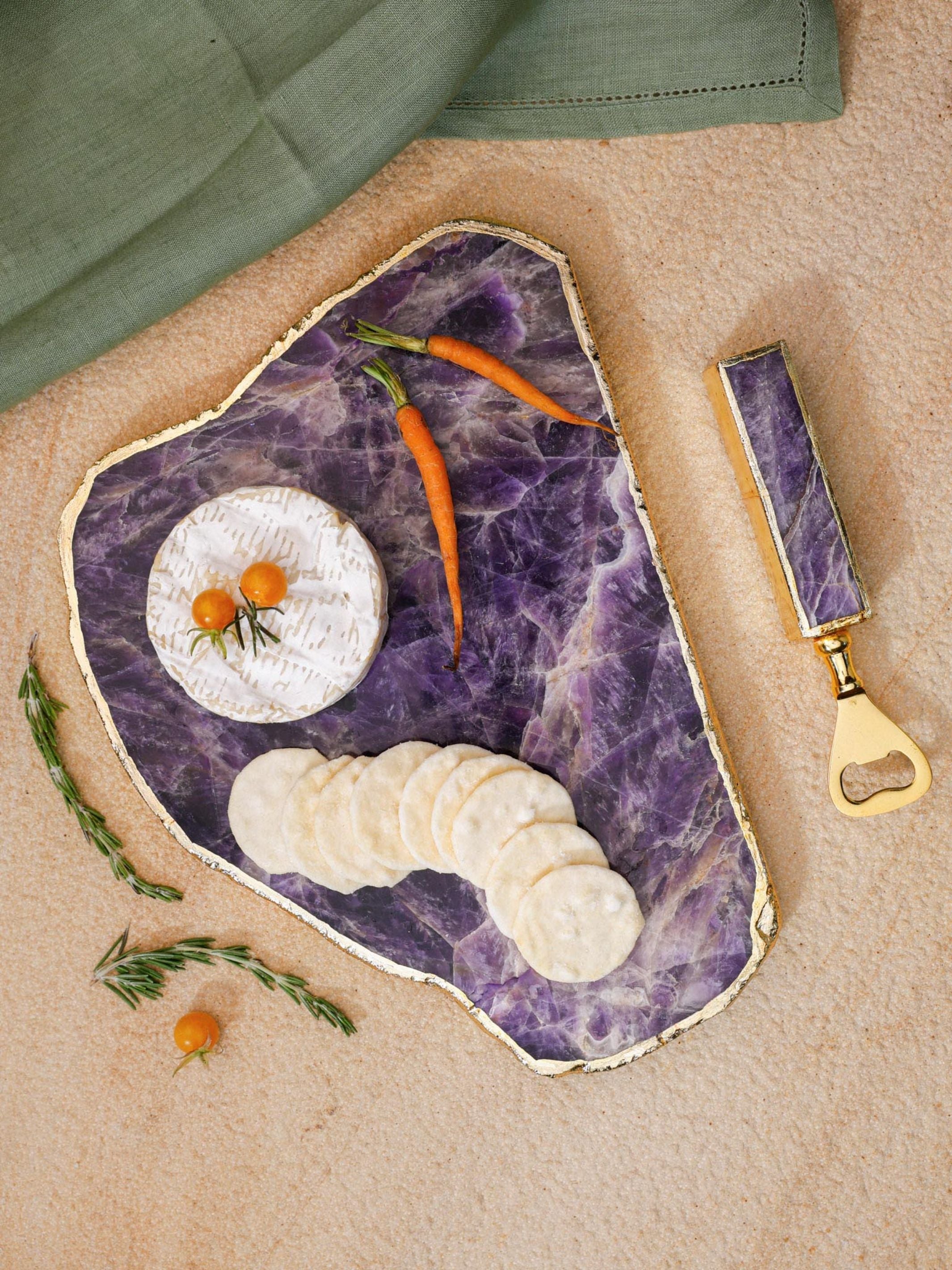Semi Precious Platter - Amethyst